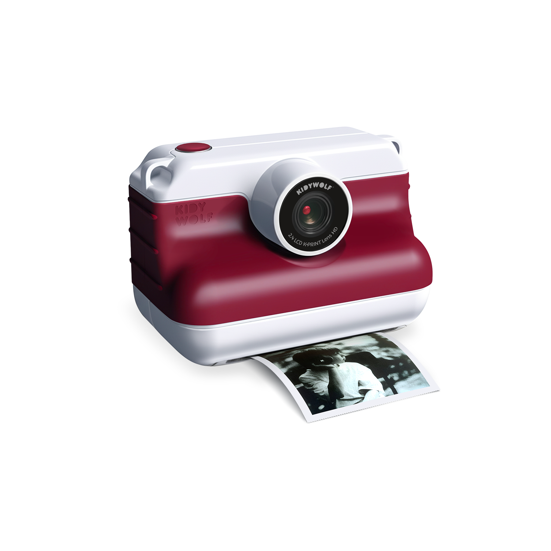 Kidywolf K-Print Camera met thermische printer - Rood