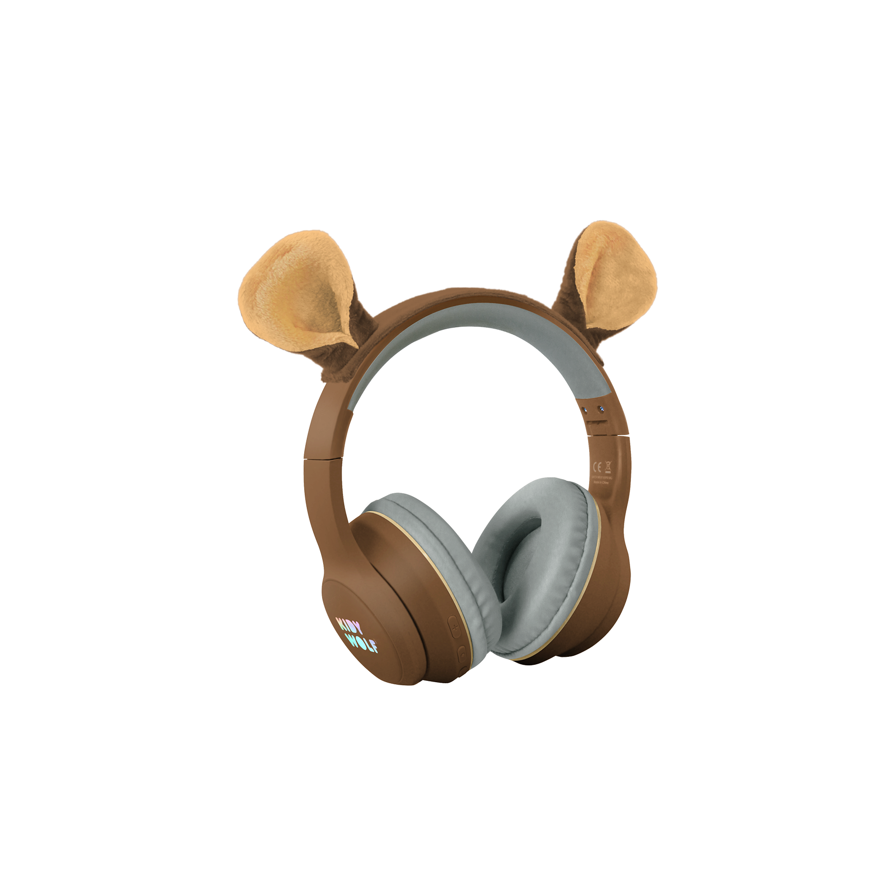 Kidywolf KidyEars Hoofdtelefoon Bear - Bruin