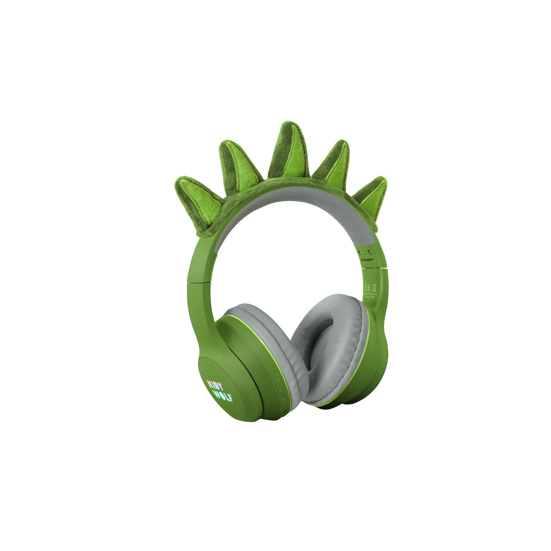 Kidywolf KidyEars Hoofdtelefoon Dino - Groen