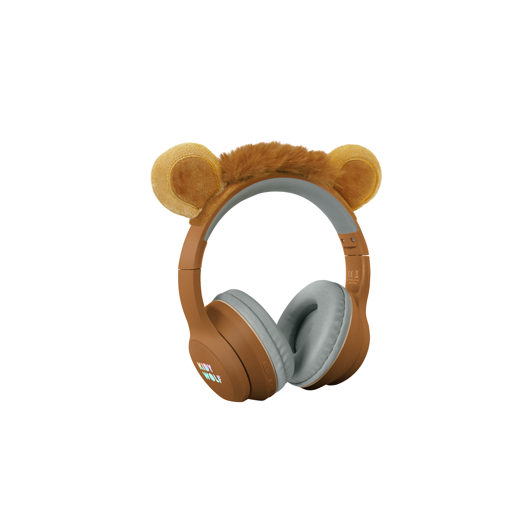 Kidywolf KidyEars Hoofdtelefoon Lion - Bruin