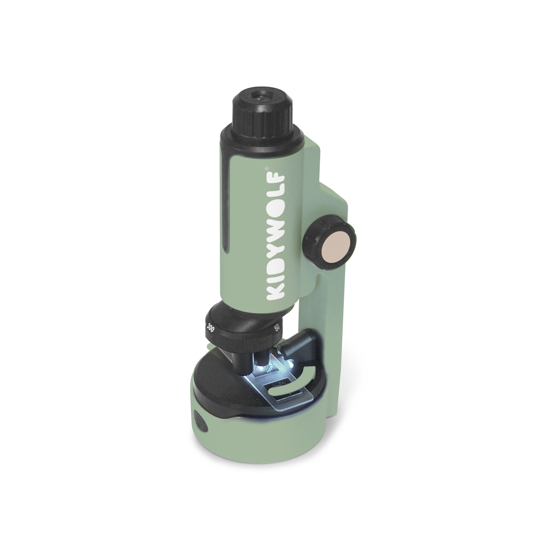 Kidywolf Draagbare Microscoop - x50, x150, x300 - Groen