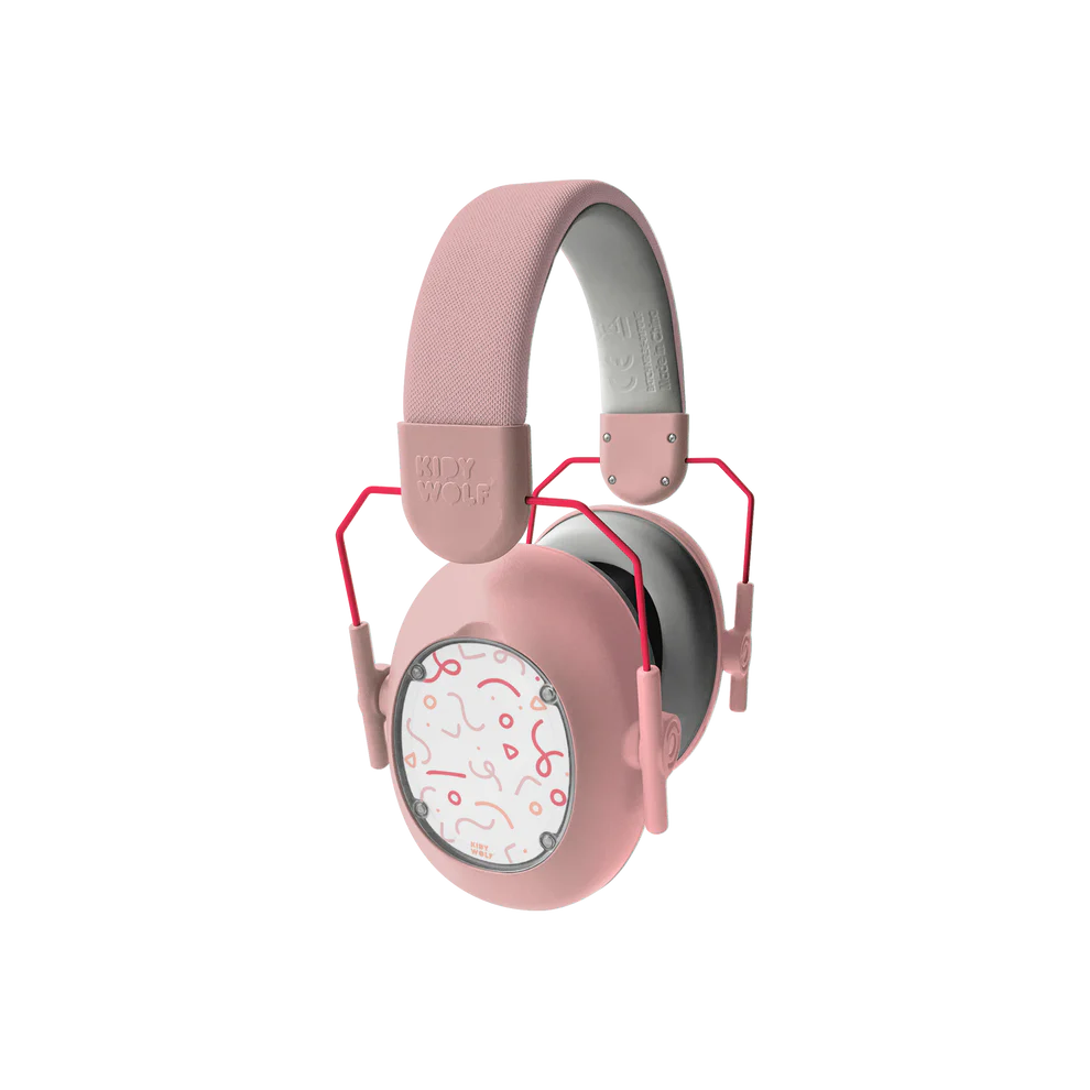 Kidywolf Kidynoise Hoofdtelefoon met ruisonderdrukking - Roze