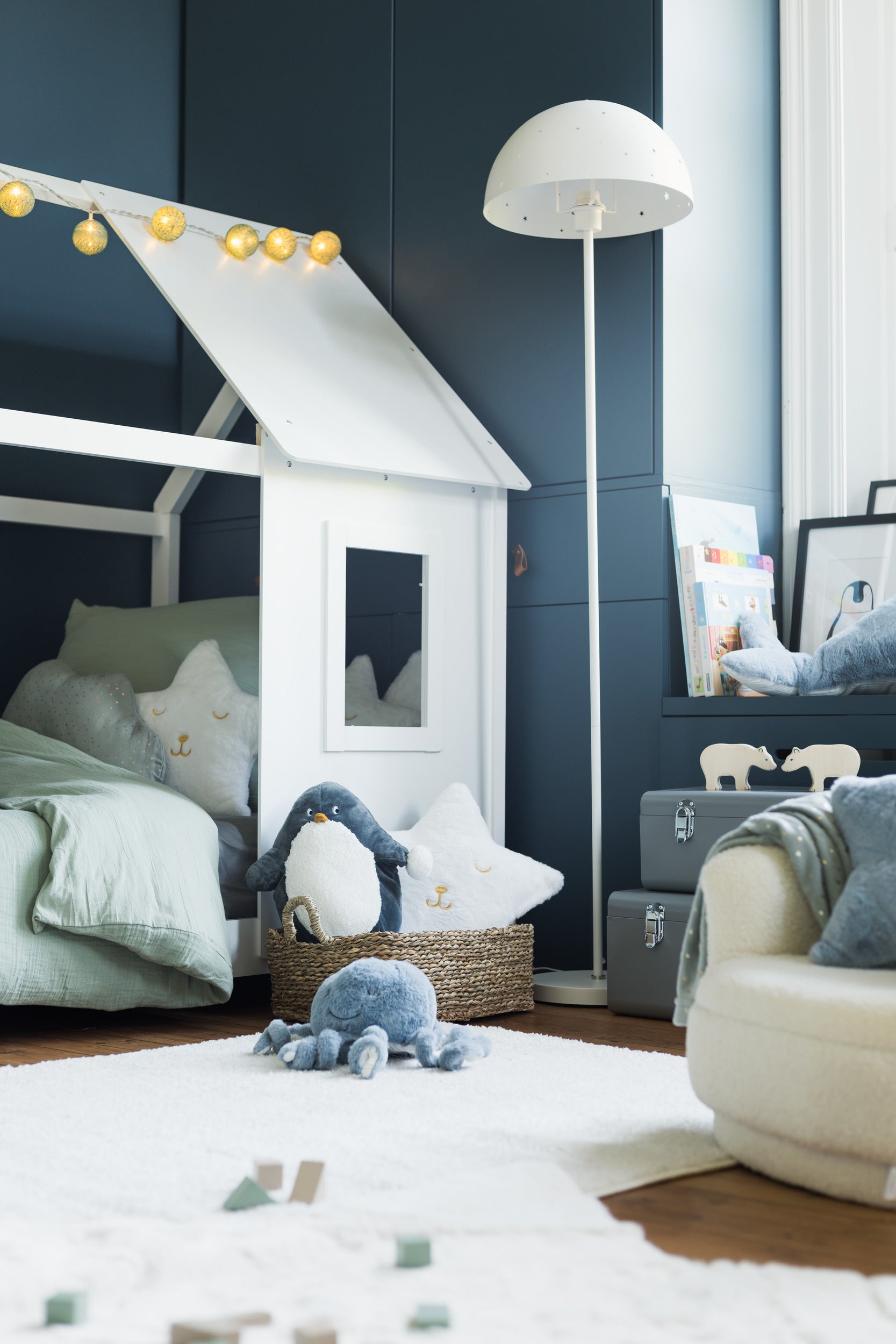 Atmosphera Kids Parure housse de couette et 1 taie 140x200cm/65x65cm Menthe