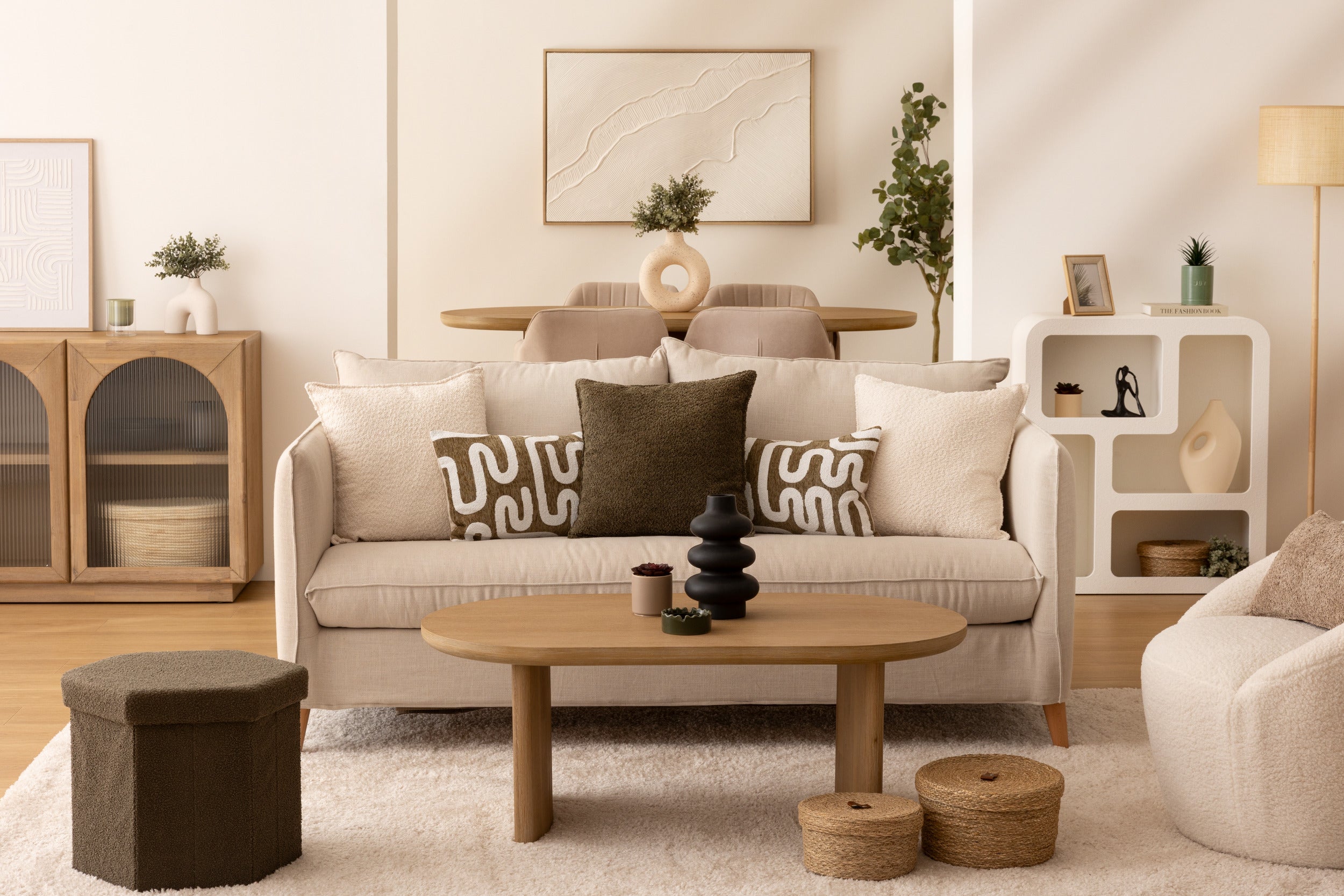 Atmosphena Soleya Box 4 Kompartimente - 75x30x85 cm - Beige