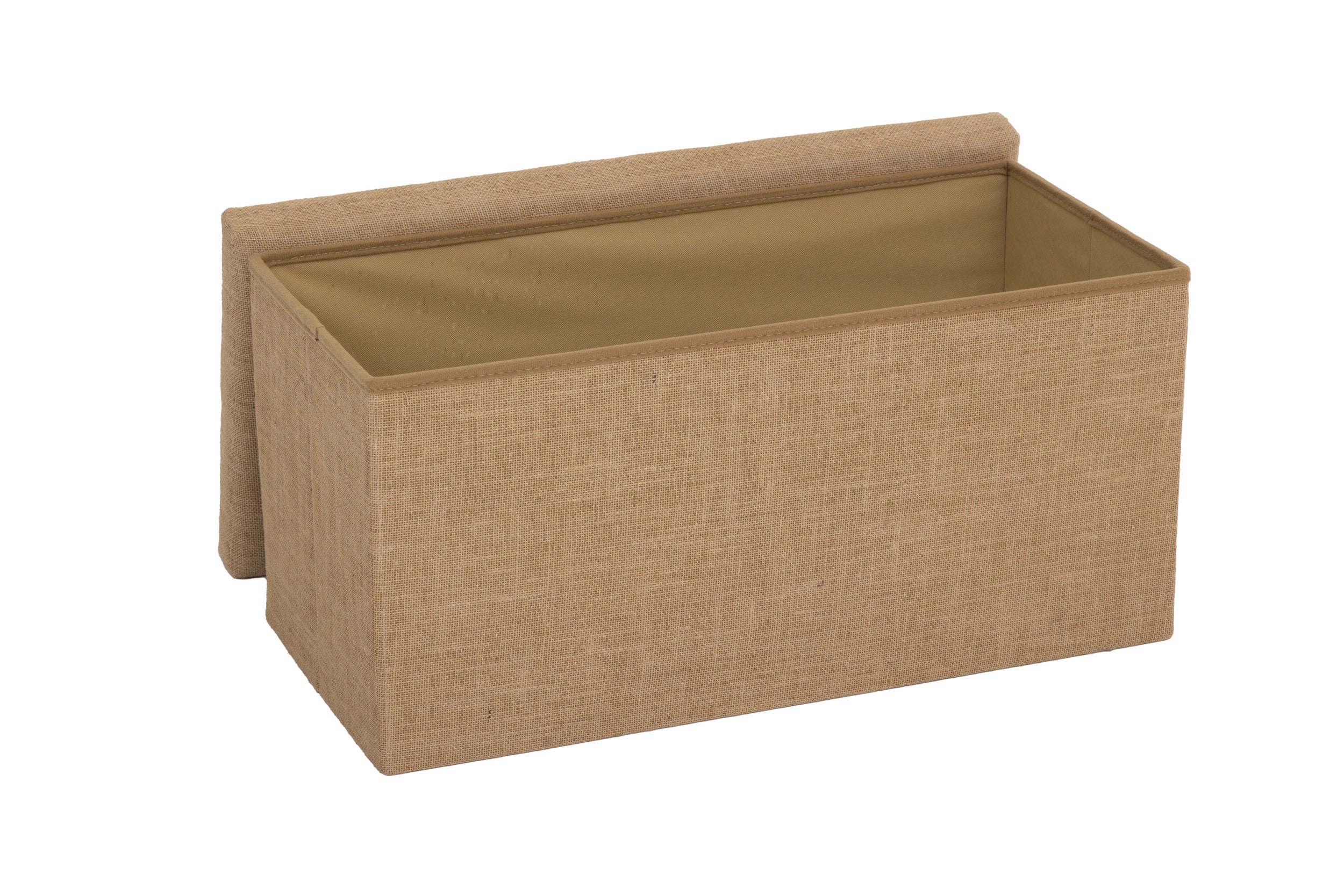 5Five Opvouwbare Opberger - Jute - Linnen beige - 76x38x38cm - Bruin