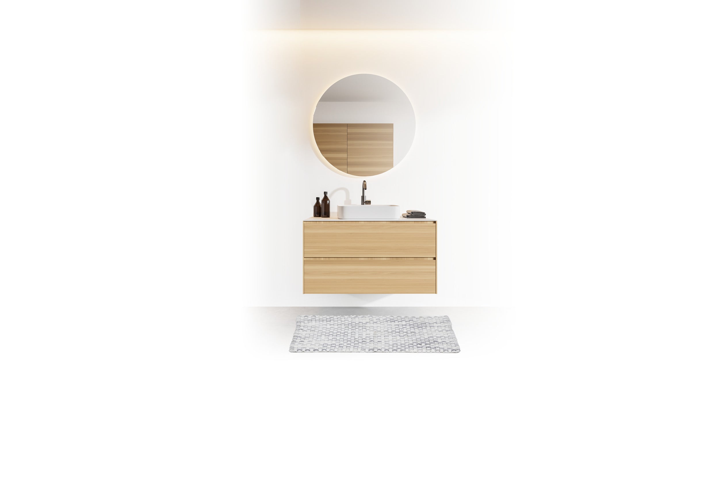 5Five Katoenen Badmat - 50x75cm - Extra zacht - Grijs