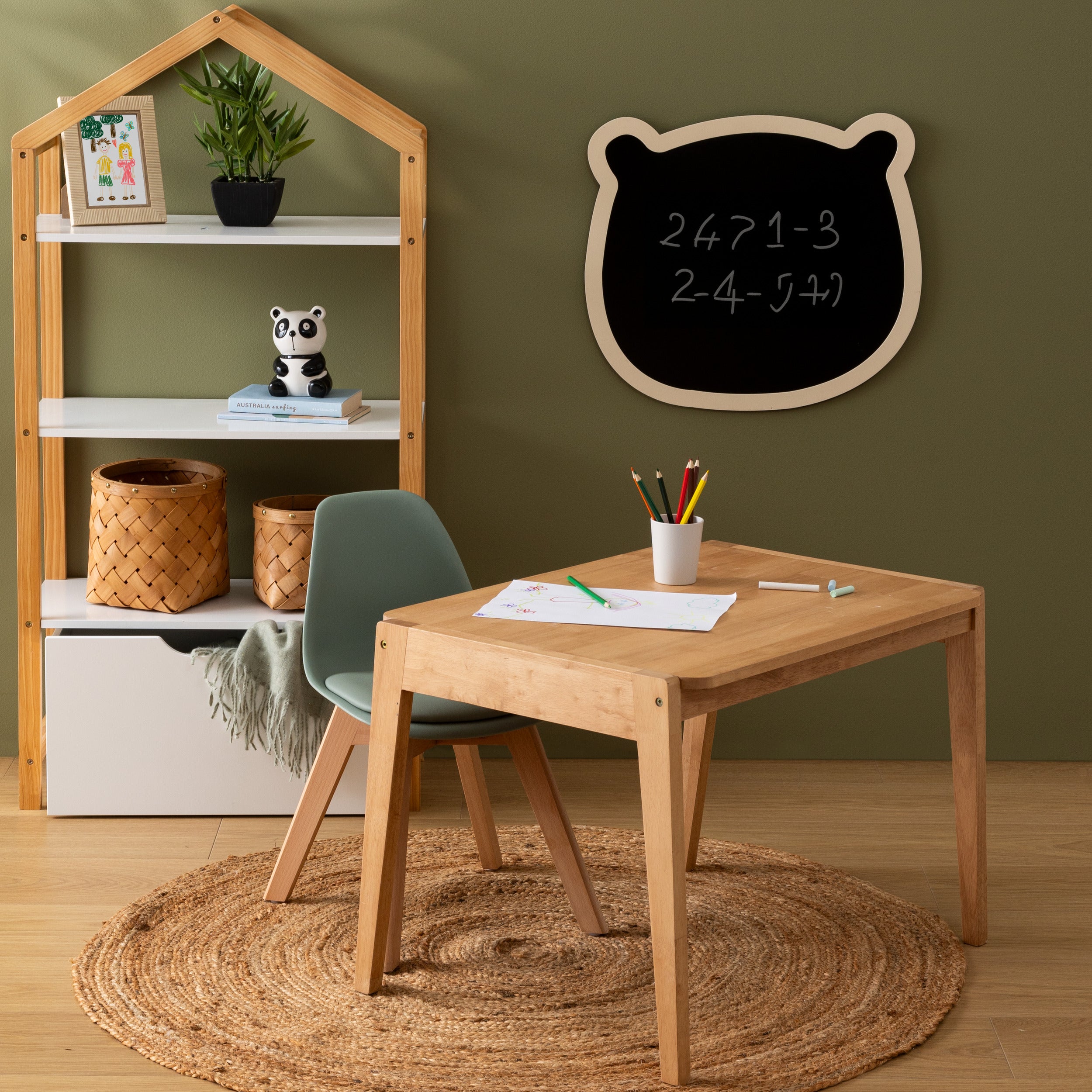 Maison ardoise Atmosphera Kids - Décoration chambre enfant - H 116,2 CM