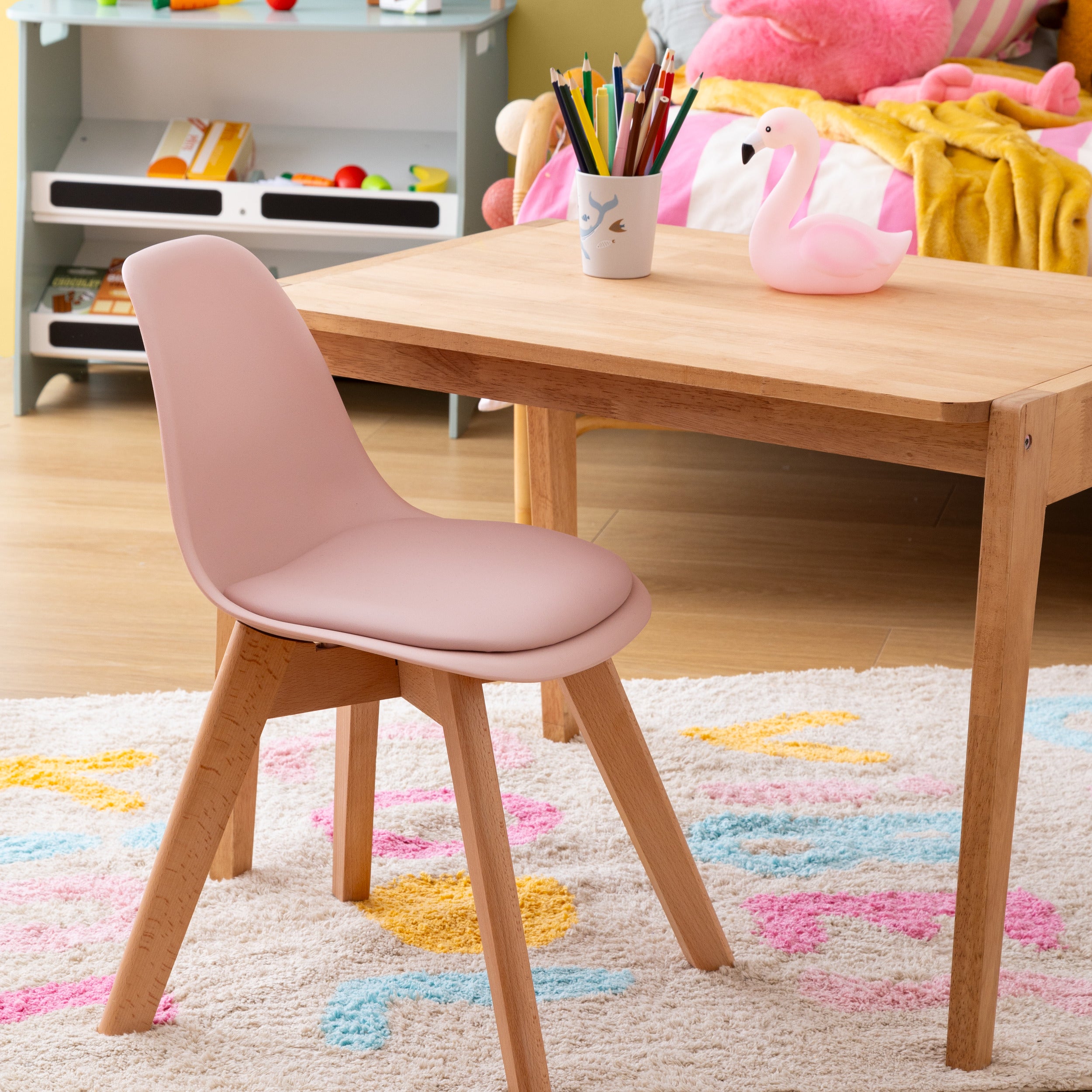 Atmosphera Kids Mini Baya High Chair - 55x31x39cm - blanc