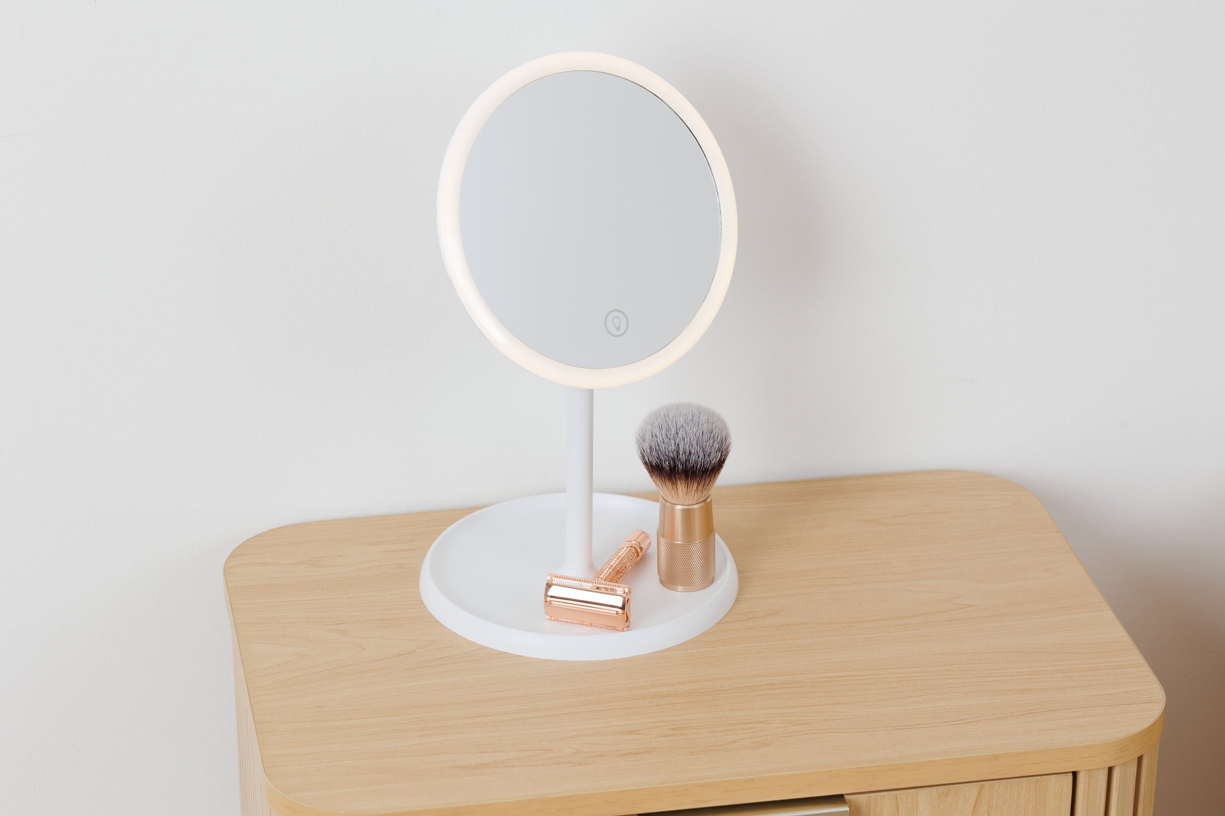 5Five Make-up LED Spiegel - 19x16x30cm - Wit