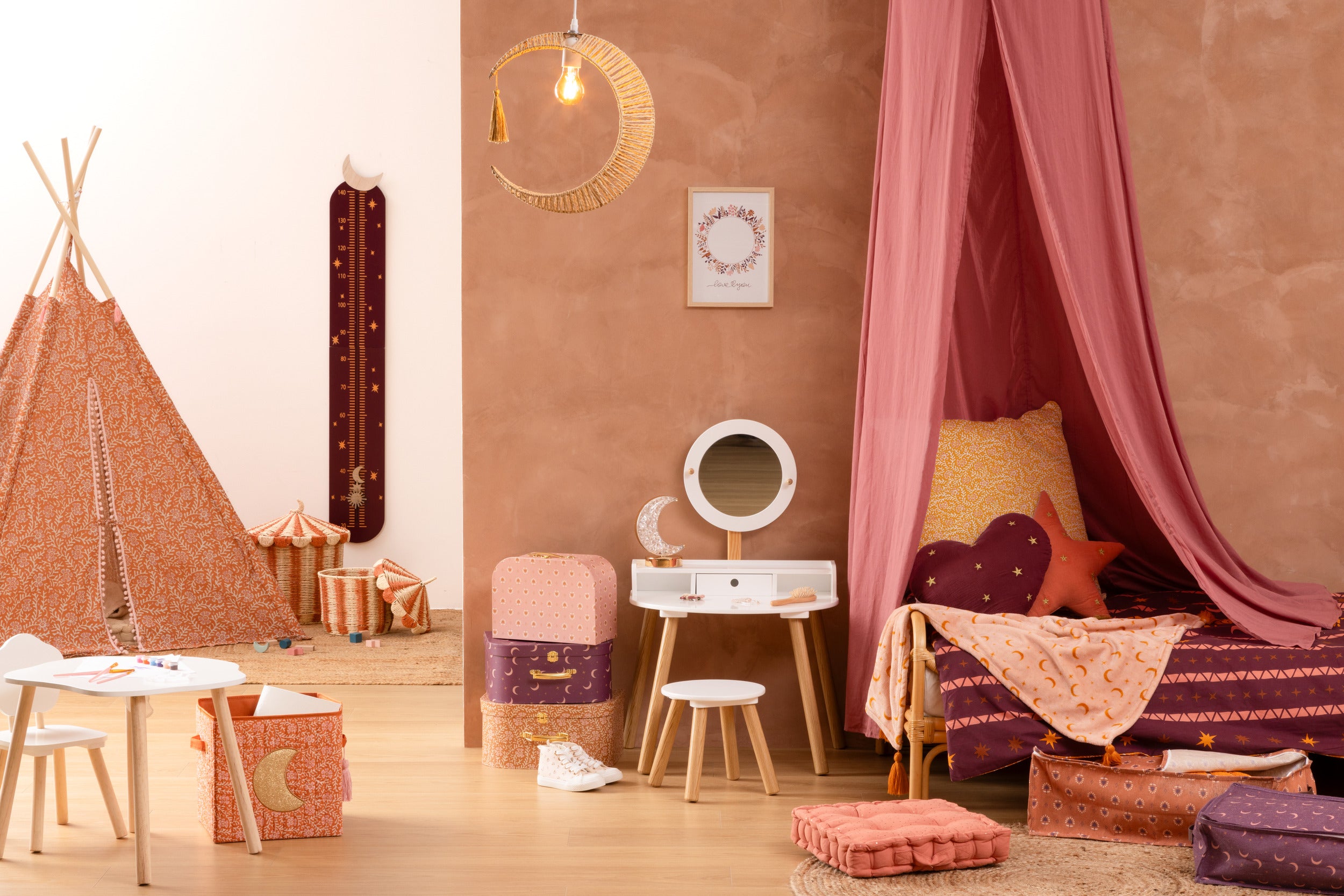 Atmosphera Kids Parure housse de couette et 1 taie 140x200cm/65x65cm Menthe