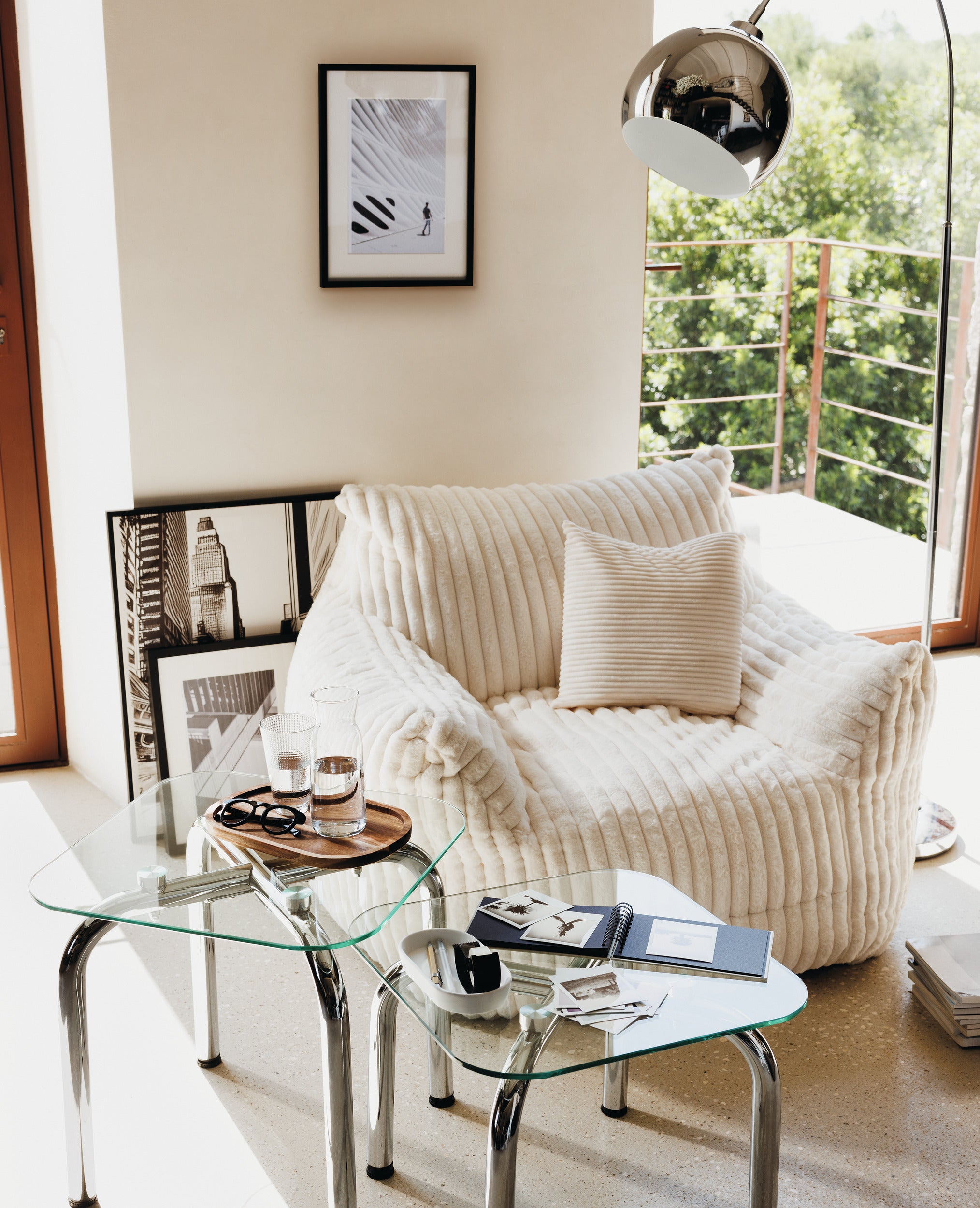 Atmosphäre Tanae Couchtisch - Ø70xh45cm - Beige