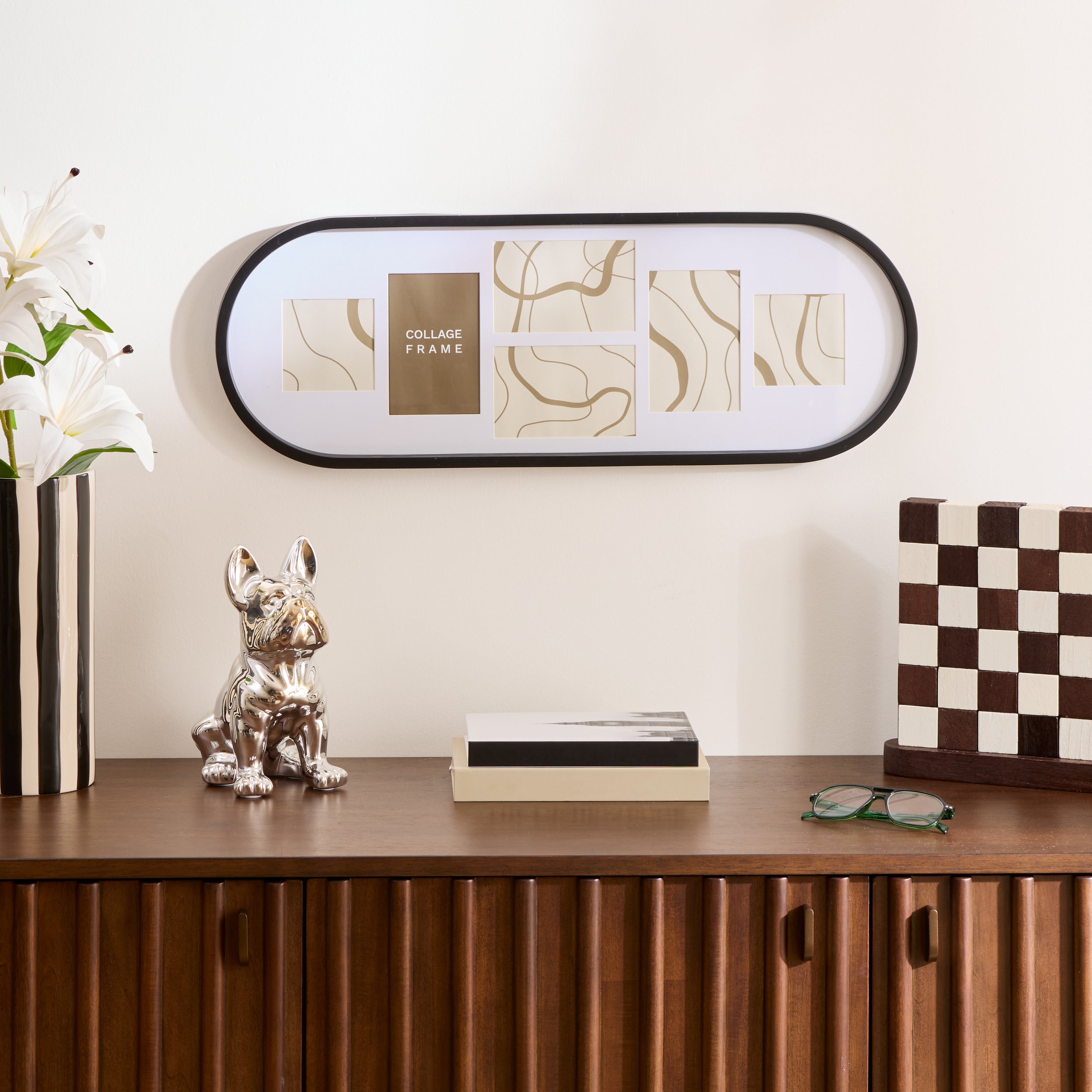 Atmosphera Collage Fotokader/Fotolijst Alice - 6 foto's - Zwart