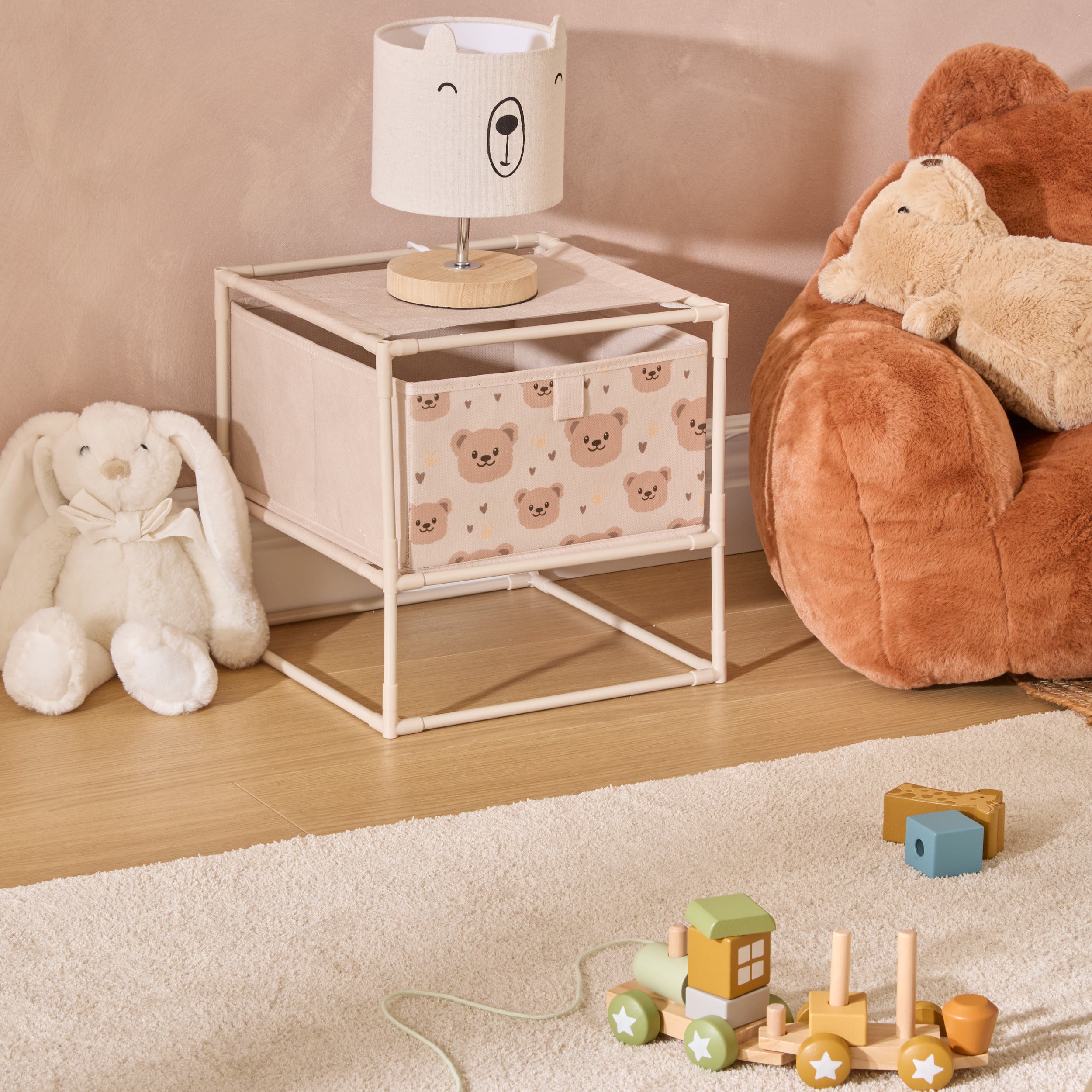Atmosphera Kids Bedside table Fox child with storage space - Bedside table - Storage - Wood - Children's room
