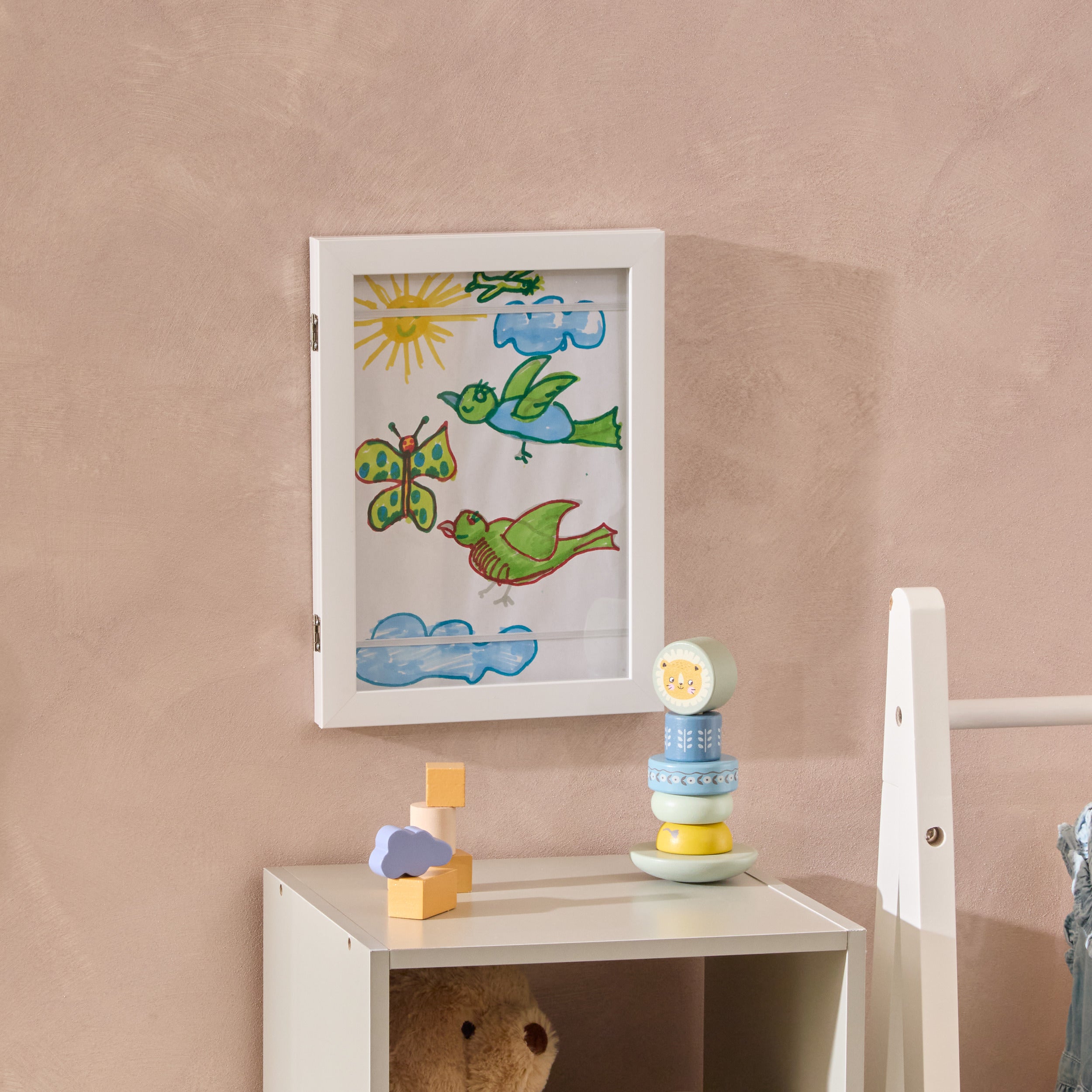 Atmospoera Thea Zeichnungsliste/Fotorahmen A4 - 24x4x33cm - Beige