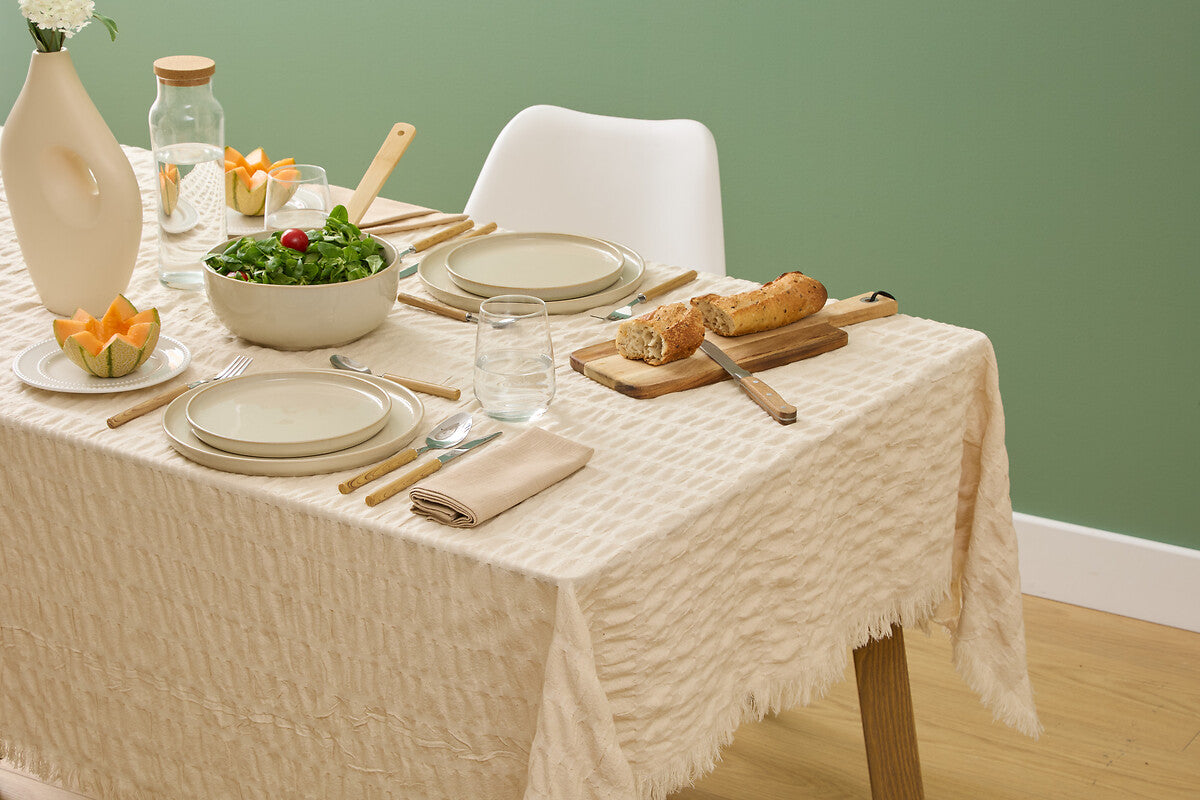 Nappe anti-tache imprimé Fruité - Viscose - 140x240cm - Multi