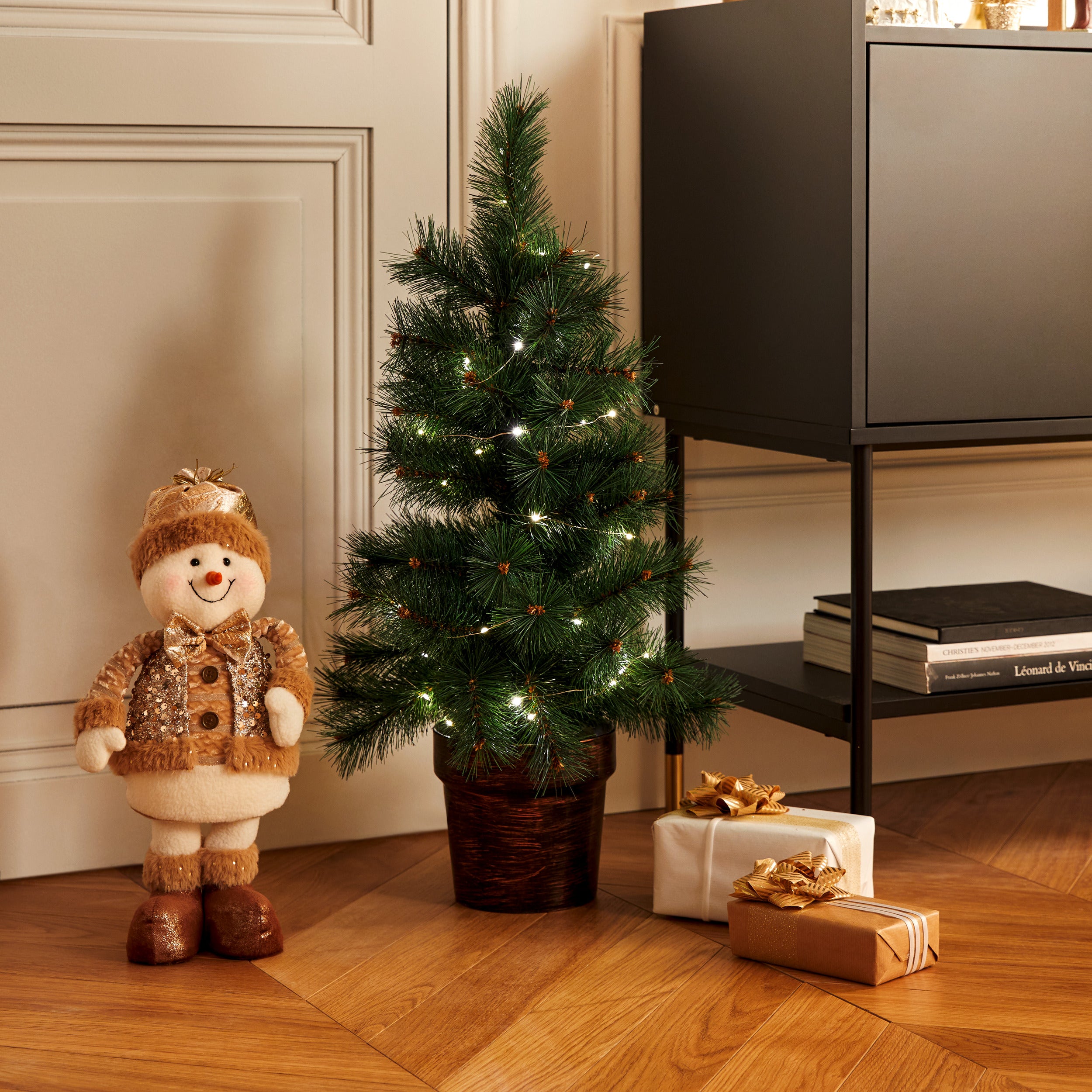 Férérics et arbre de Noël de Noël - Ø50xh100cm - Décoration de Noël - vert