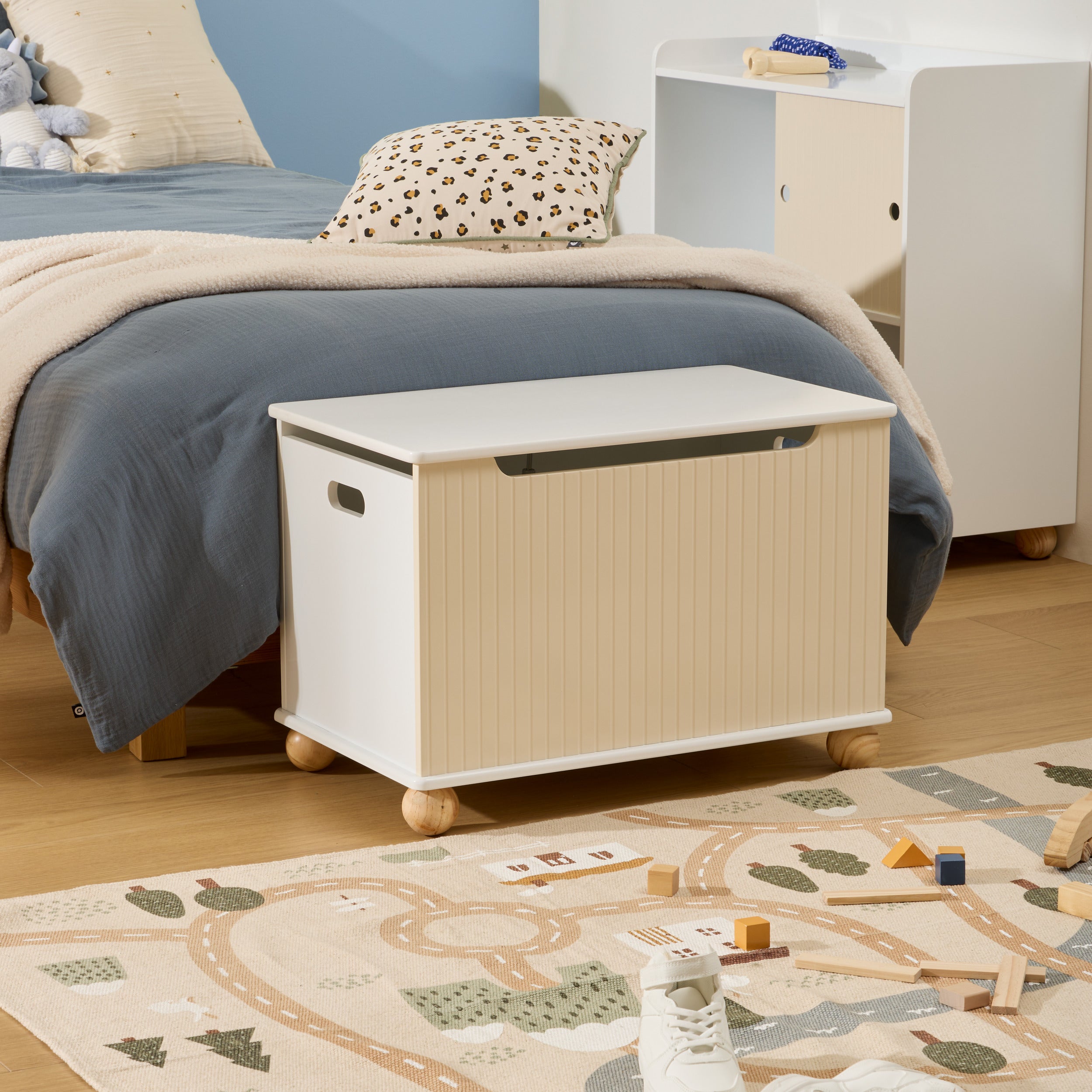 Atmosphera Kids Sweet cloud toy box / children's bench - Storage - White