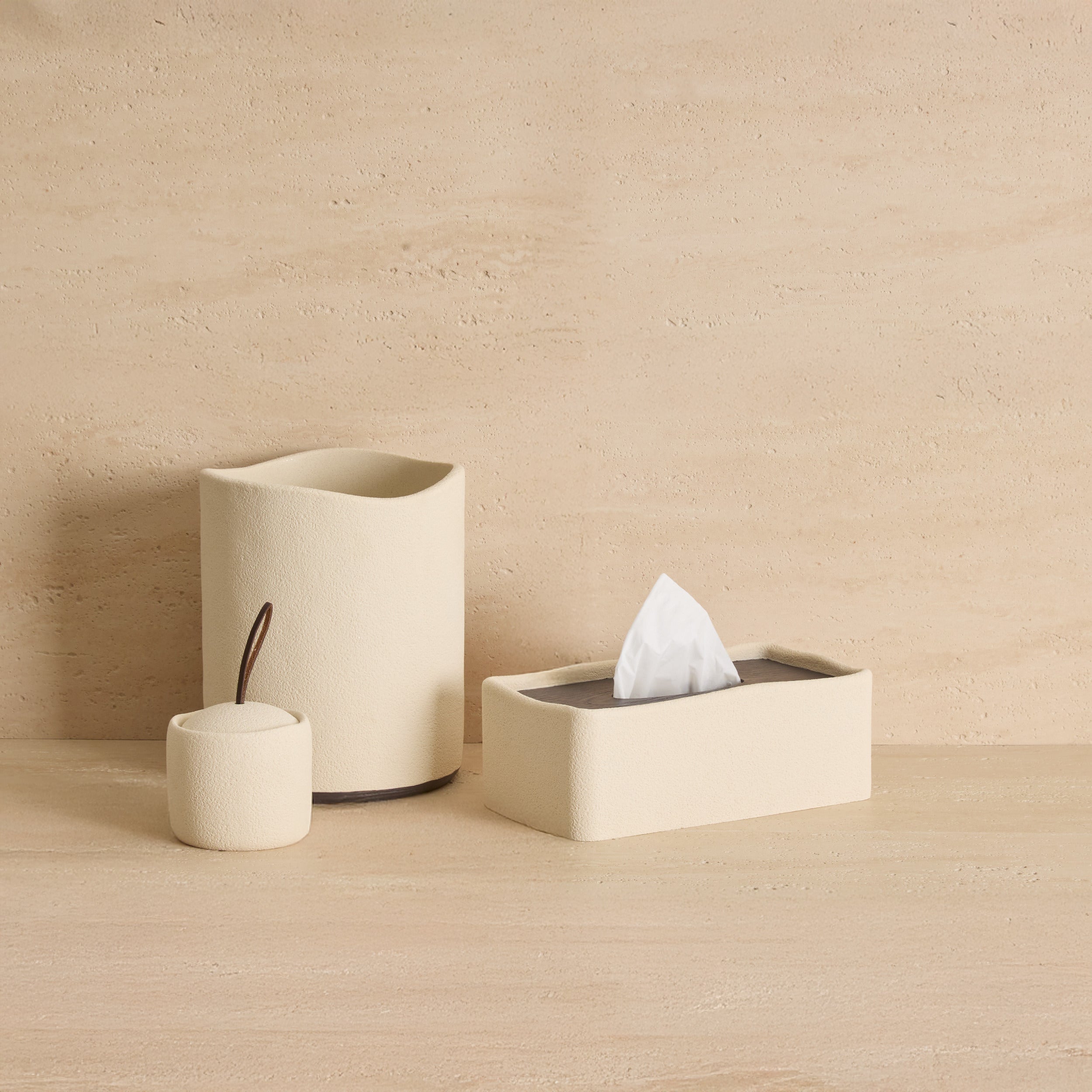 5Five Olea Afvalemmer - 5L - Beige