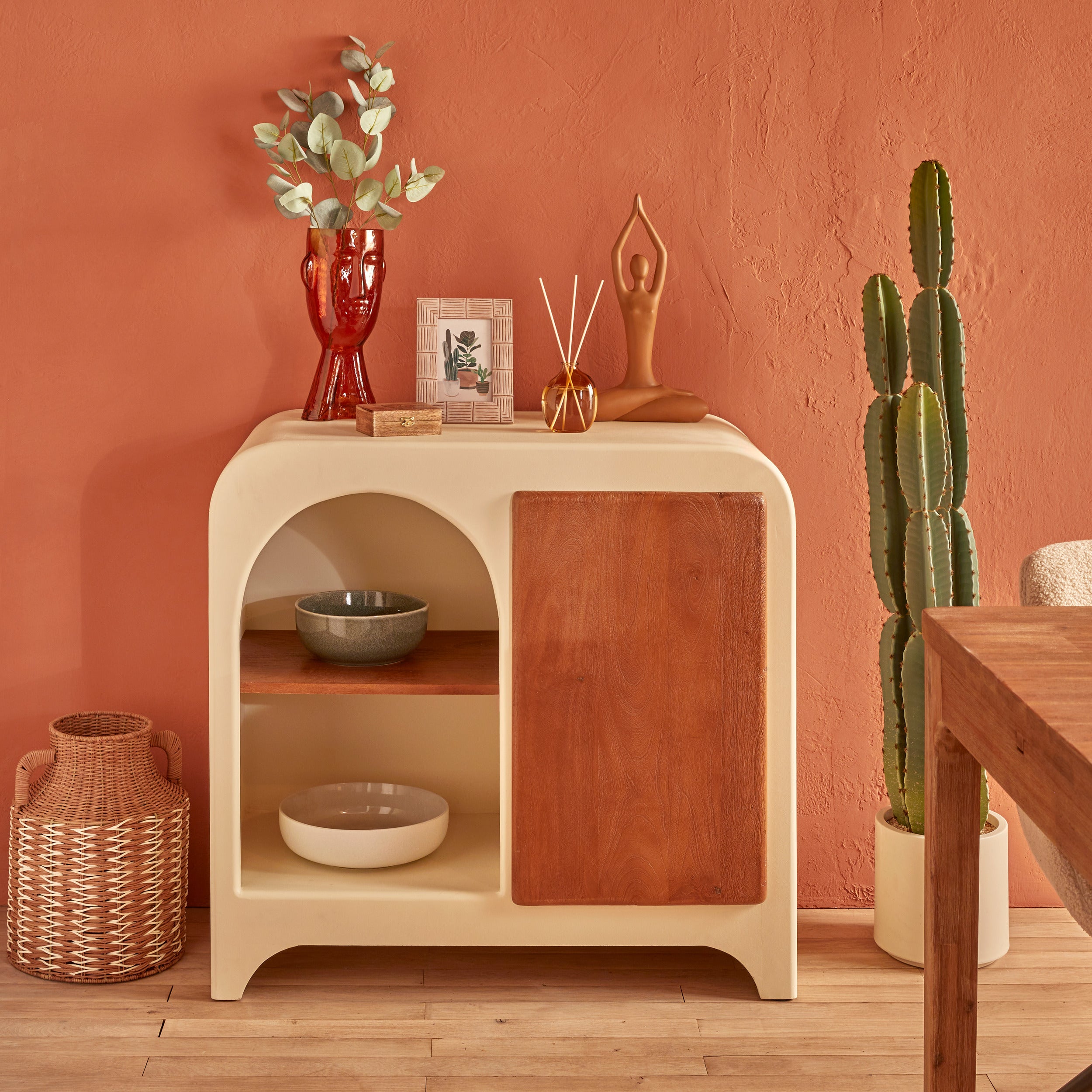 Atmospaa Colva 2D Sideboard - 140x40x81cm - Braun