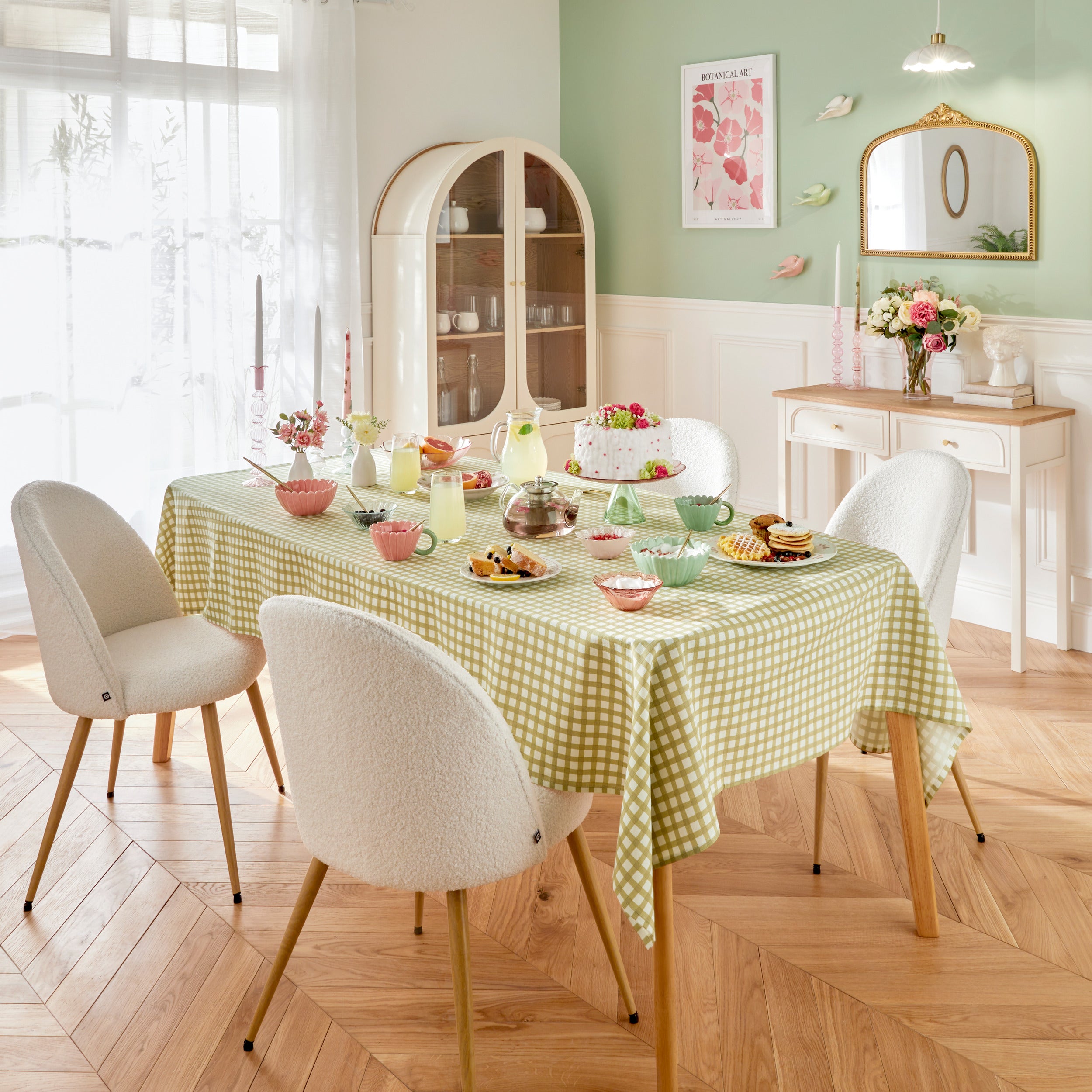 Nappe anti-tache imprimé Fruité - Viscose - 140x240cm - Multi