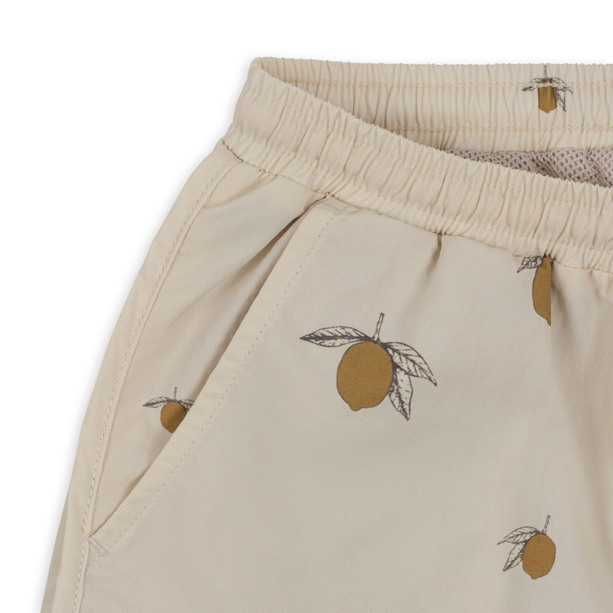 Konges Sløjd Asnou short de bain enfant - Citron