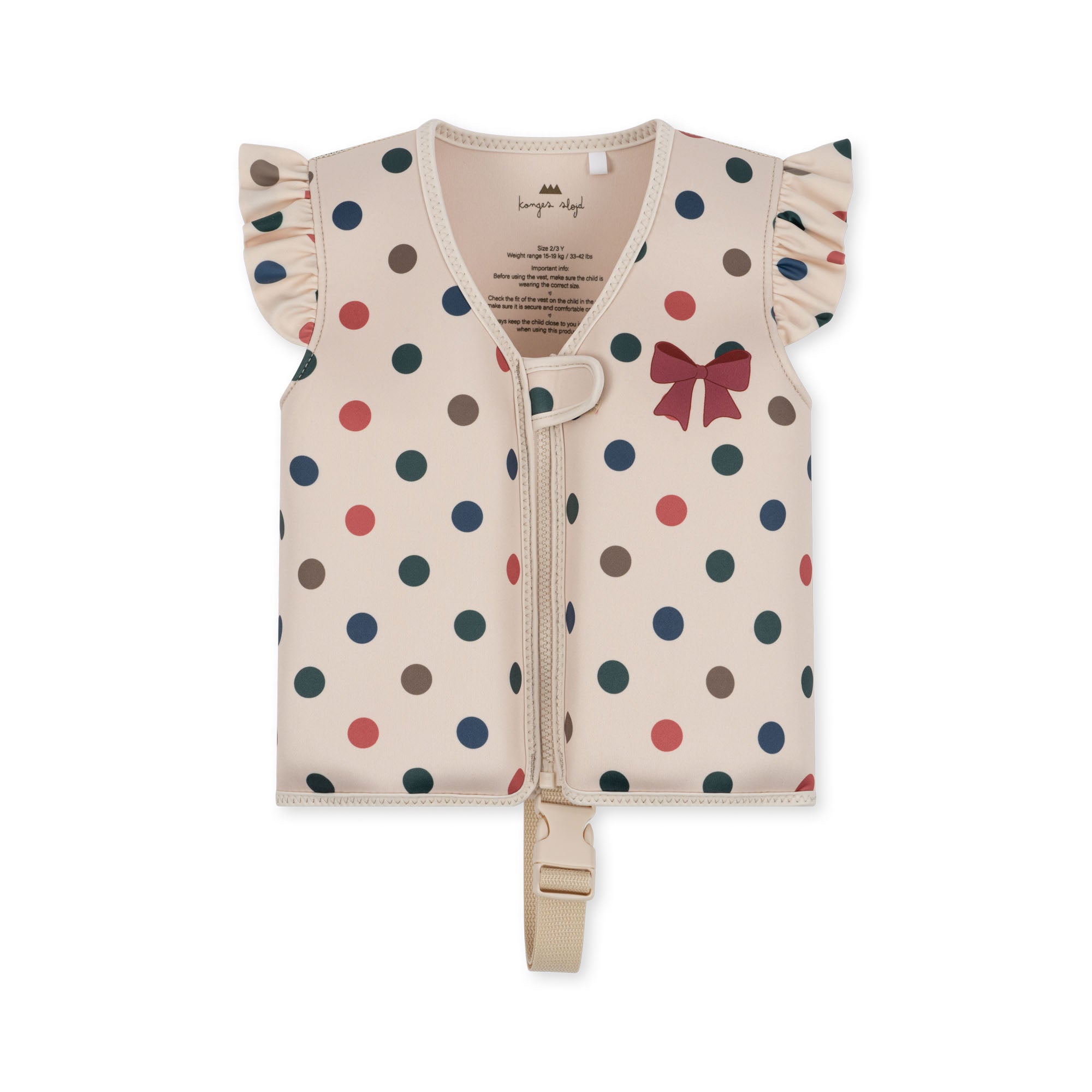 Konges Sløjd Gilet flottant en néoprène à volants/gilet de sauvetage/gilet flottant – Kitty