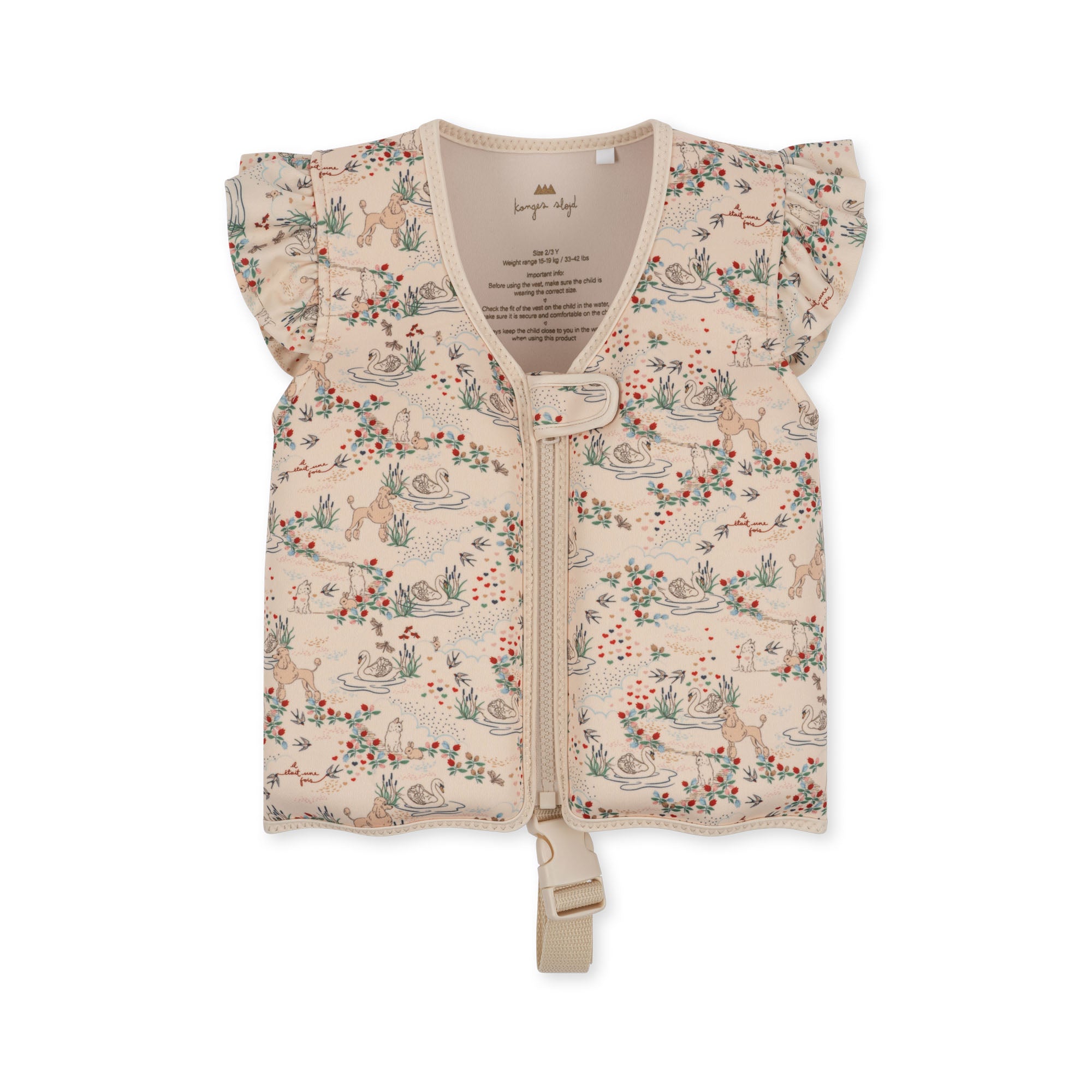 Konges Sløjd Gilet flottant en néoprène à volants/gilet de sauvetage/gilet flottant - Mizumi