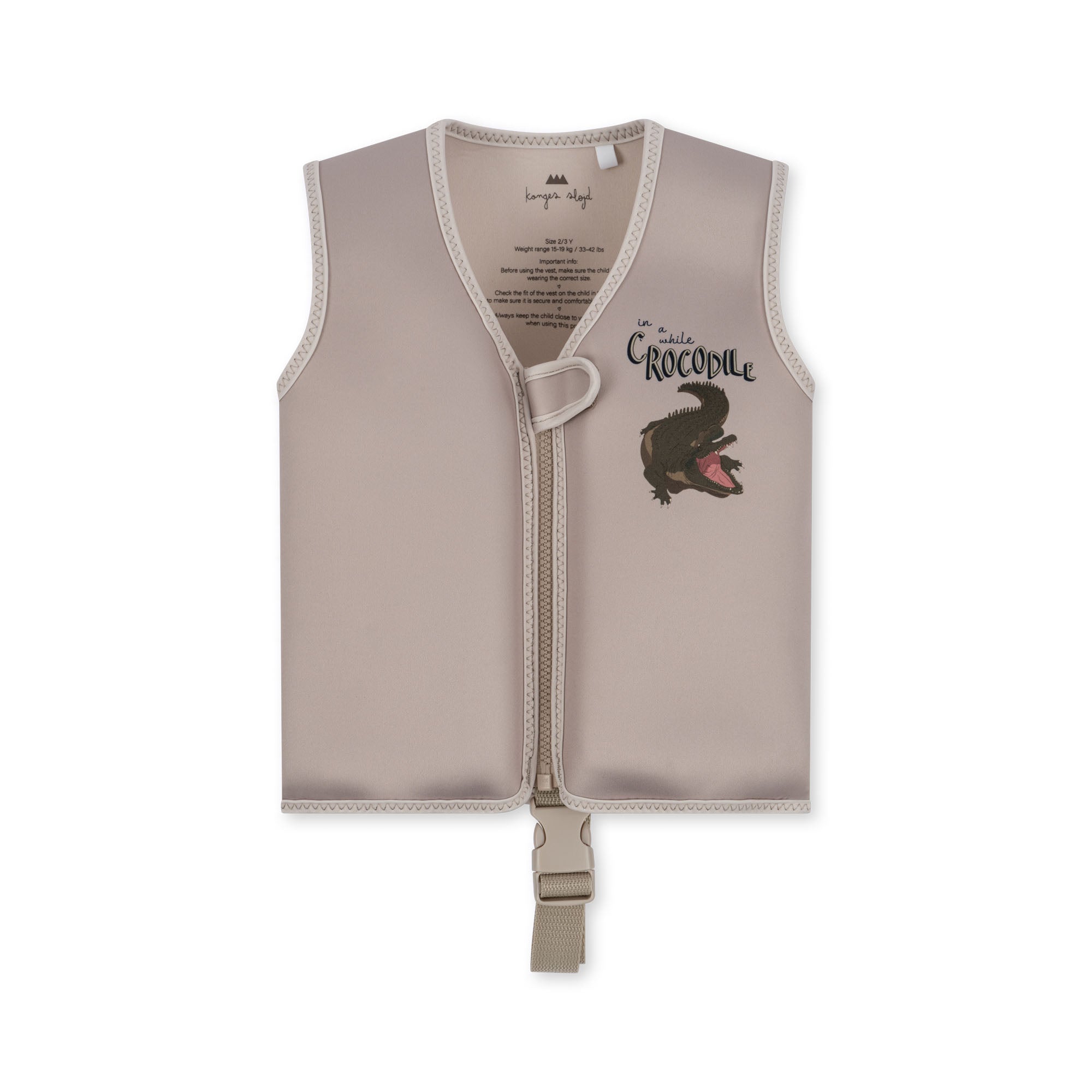 Konges Sløjd Gilet flottant en néoprène/gilet de sauvetage/gilet flottant – Crocodile
