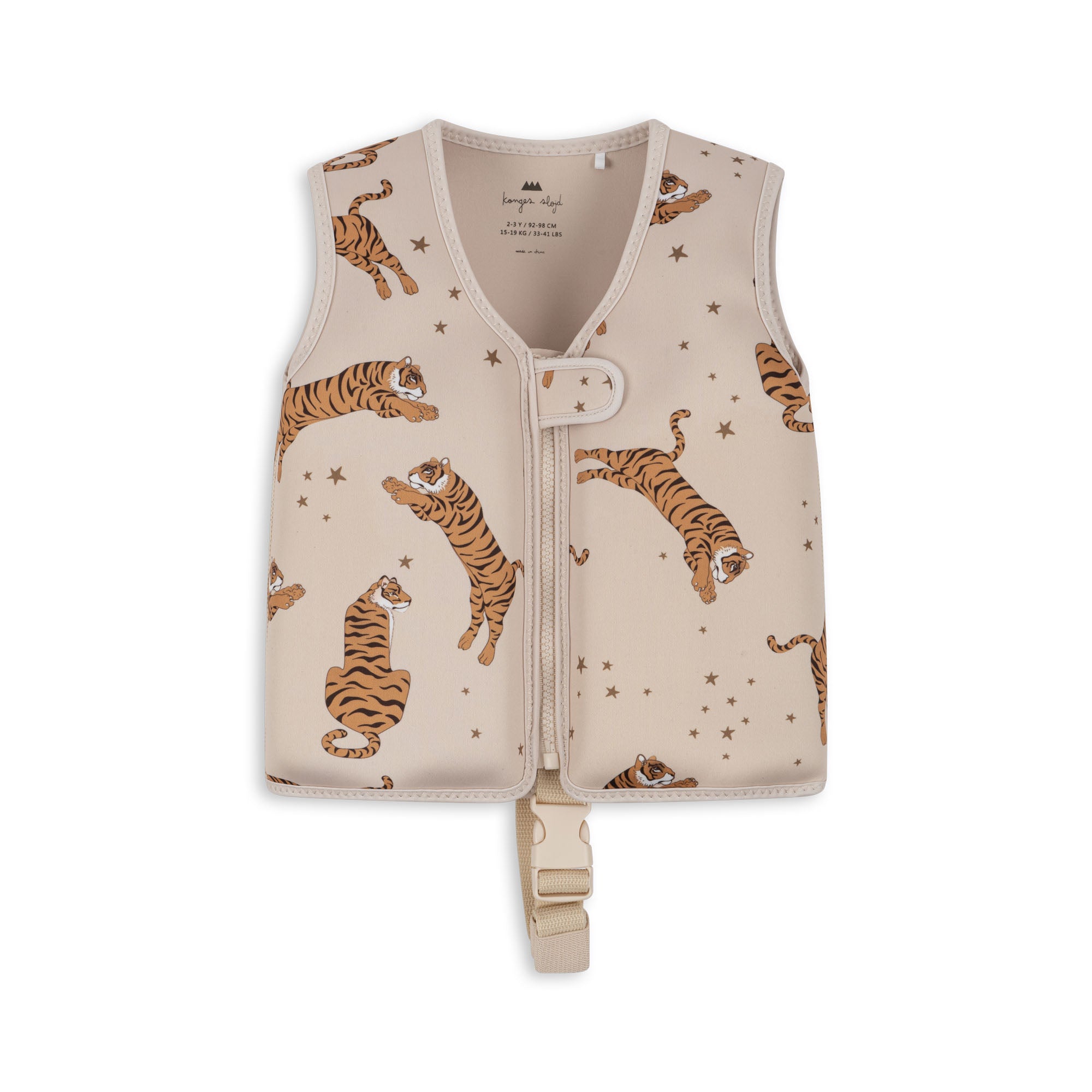 Konges Sløjd Gilet flottant en néoprène/gilet de sauvetage/gilet flottant – Tigre