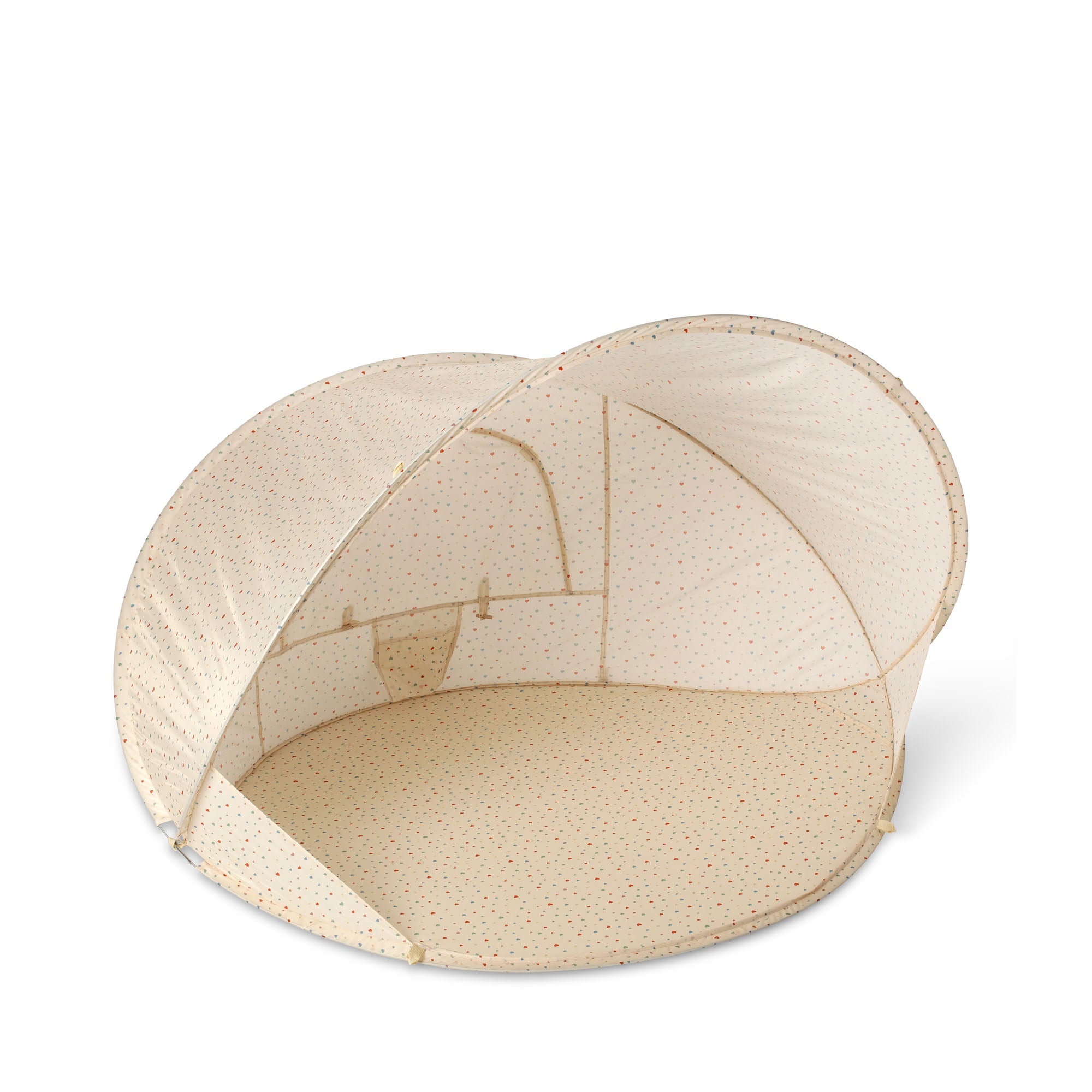 Konges Sløjd Beach Tent Pop Up Shelter - Tente de plage - Tente - Anti UV - Multi Coeurs