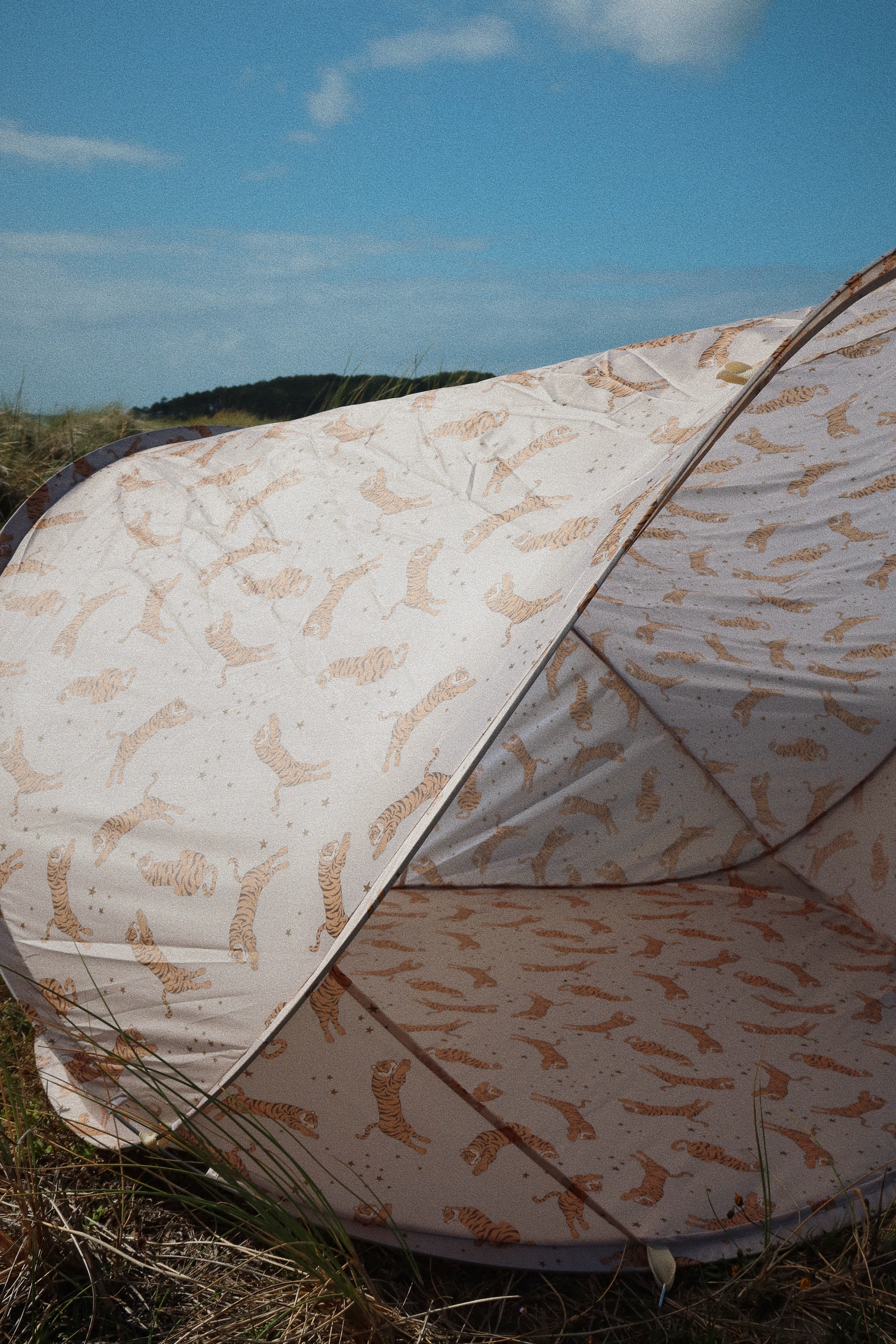 Konges Sløjd Beach Tent Pop Up Shelter - Tente de plage - Tente - Anti UV - Tigre