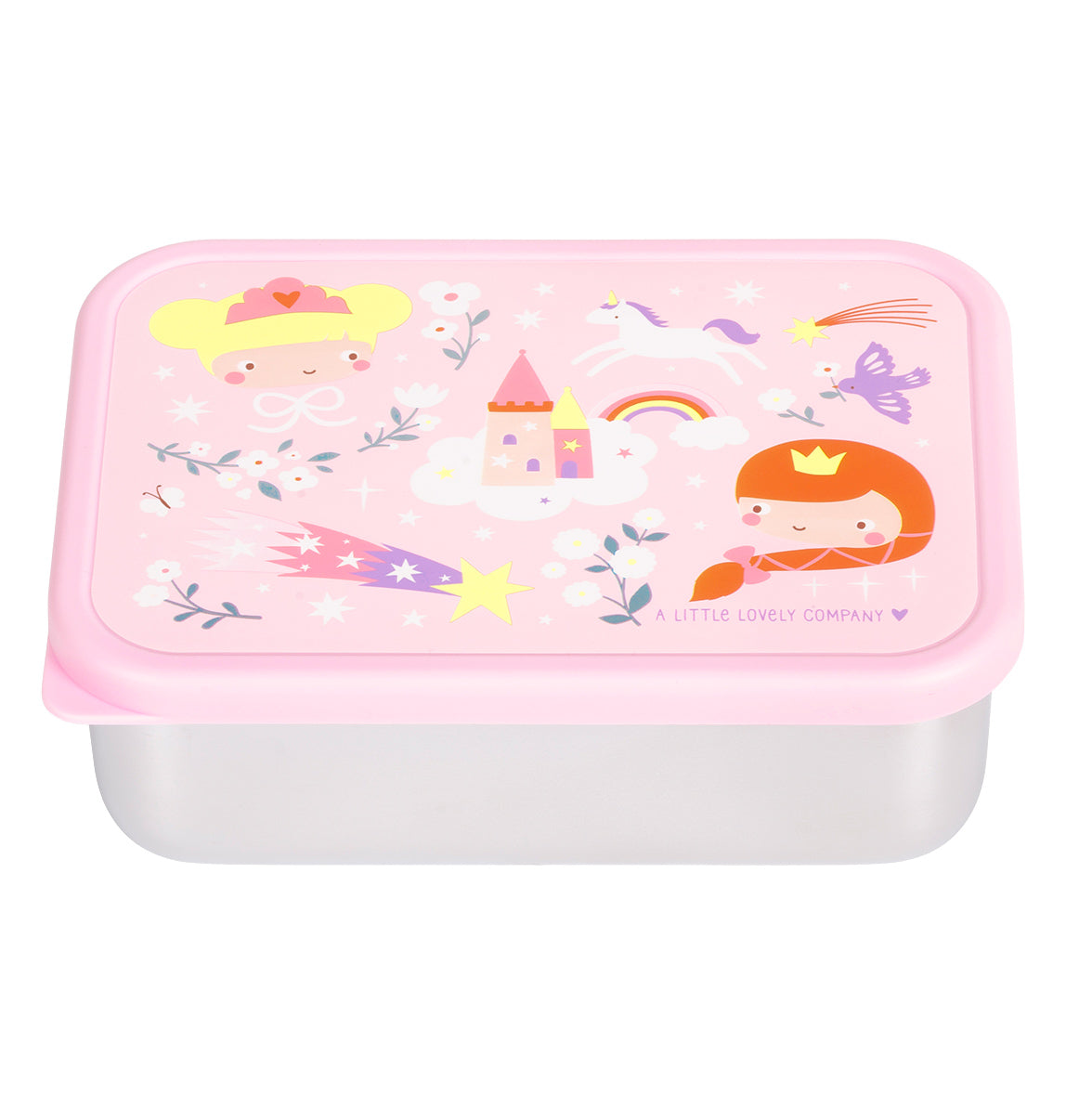 A Little Lovely Company Back to school - Lunchbox RVS - Princesses