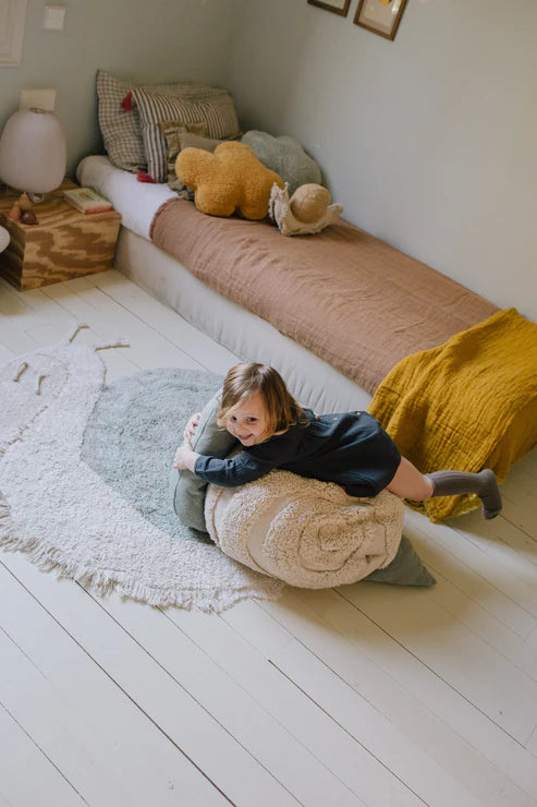 Lorena Canals Wasbaar katoen vloerkleed - Animals Snail - 100x120cm