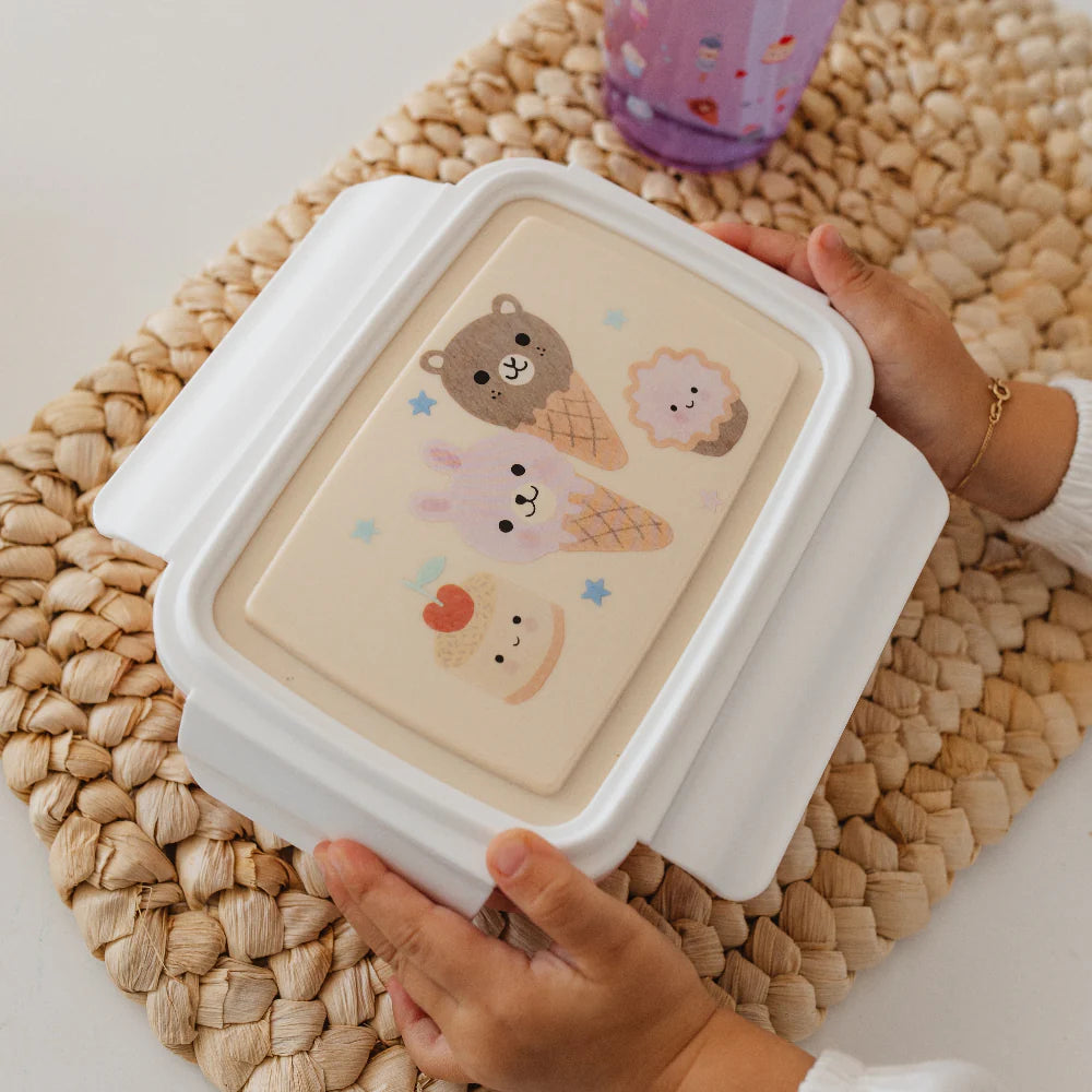 Petit Monkey Bentobox Sparkling Sweets - Roze