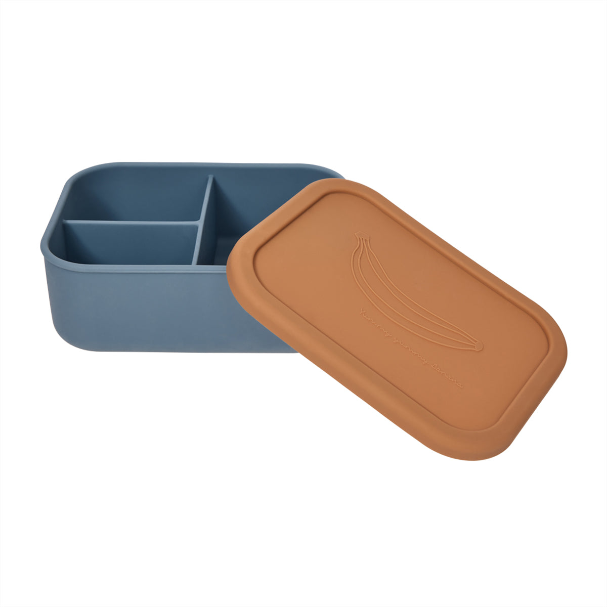 OYOY Yummy Brooddoos/Lunch box met indeling L - Fudge/Clay