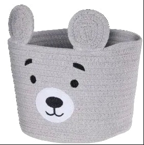 Home & Styling Opbergmand voor kinderen - Beertje - Grijs