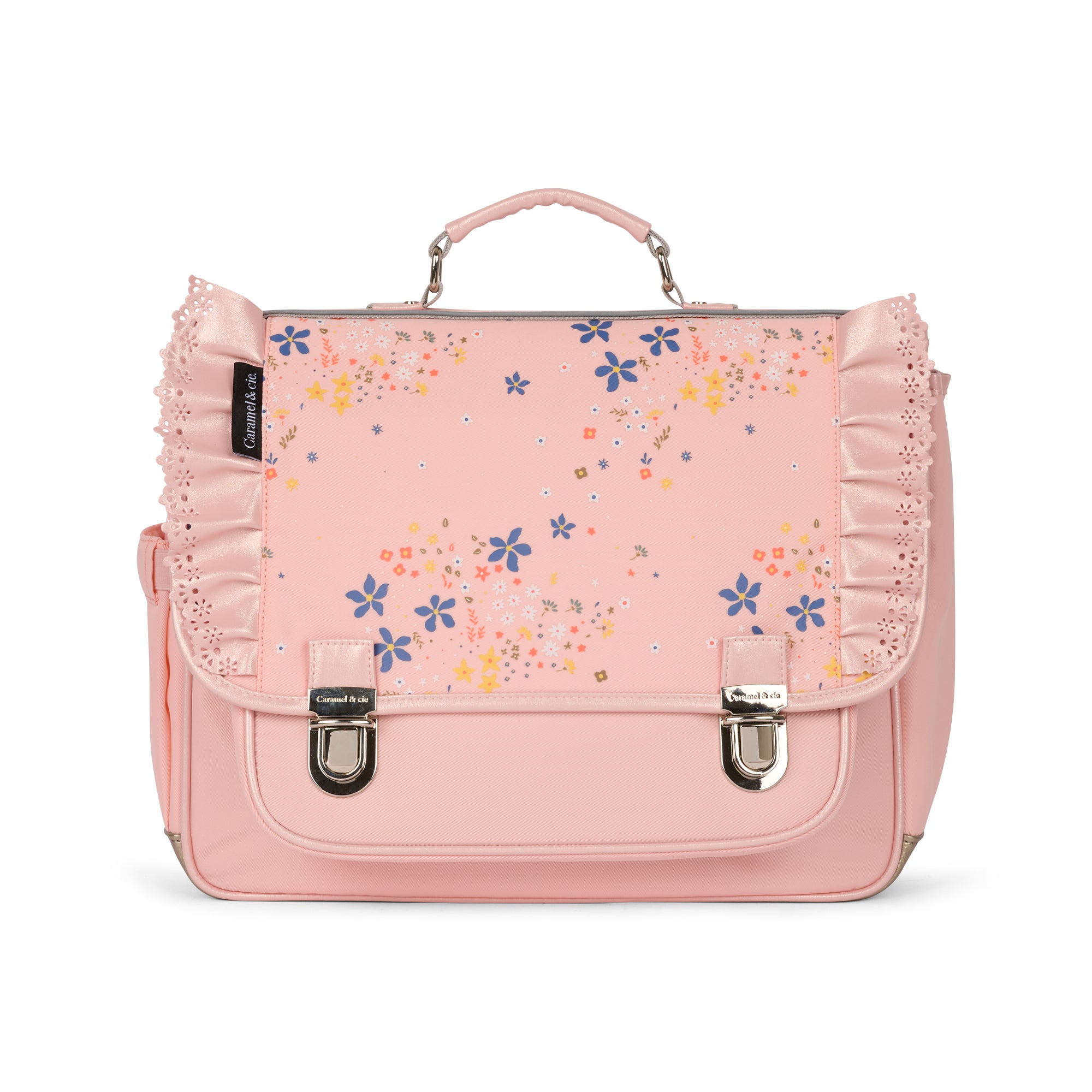 Caramel &amp; Cie Cartable/Cartable Papillon - Bleu