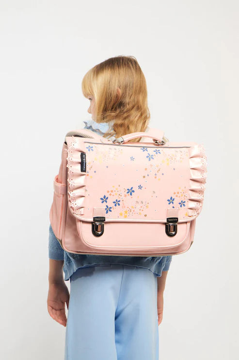 Caramel &amp; Cie Cartable/Cartable Papillon - Bleu