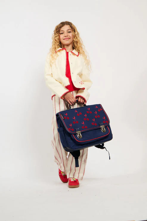 Caramel &amp; Cie Cartable/Cartable Papillon - Bleu