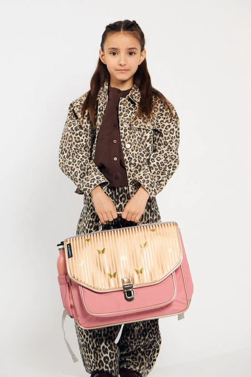 Caramel &amp; Cie Bookbag/Schoolbag Butterfly - Blue