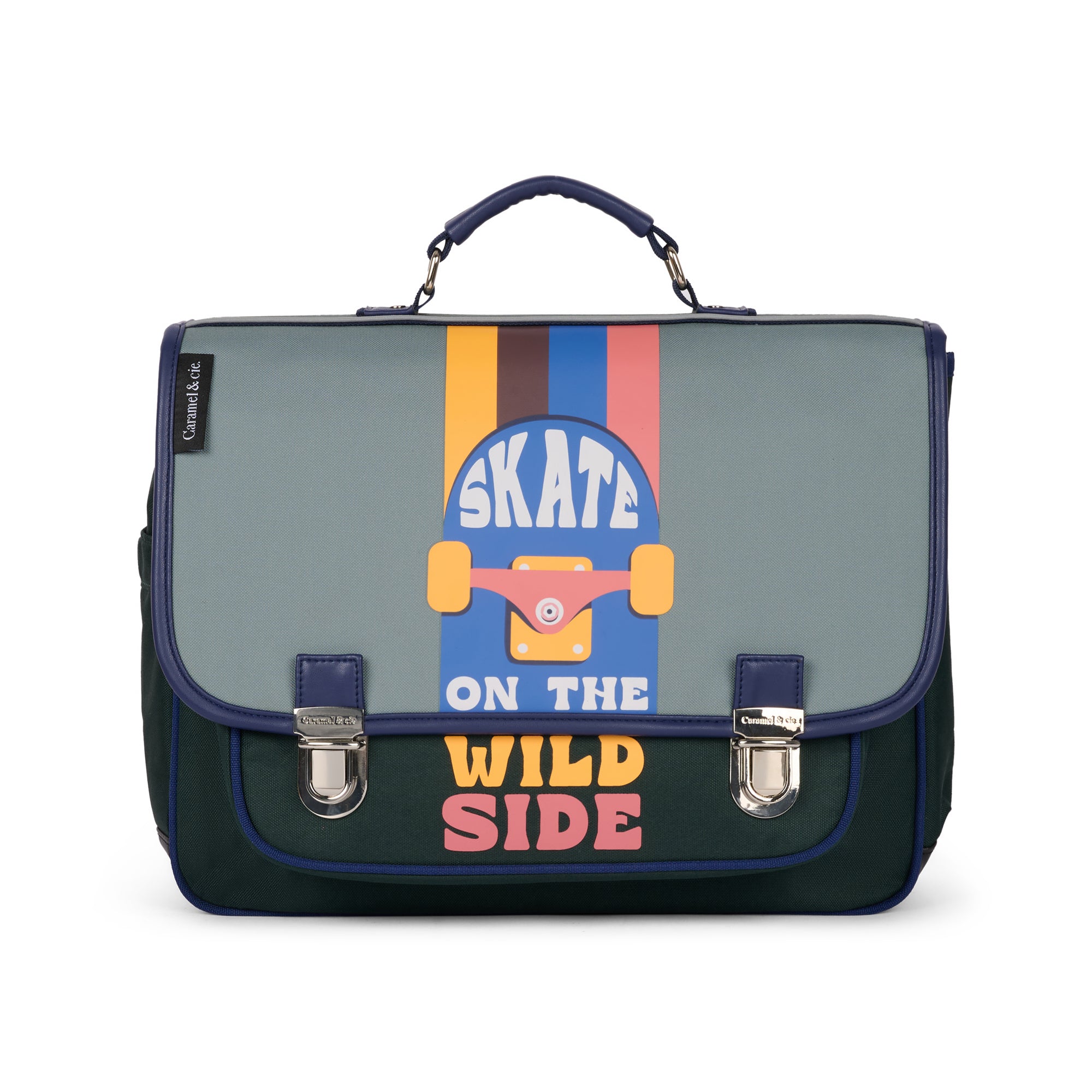 Caramel &amp; Cie Cartable/Cartable Papillon - Bleu