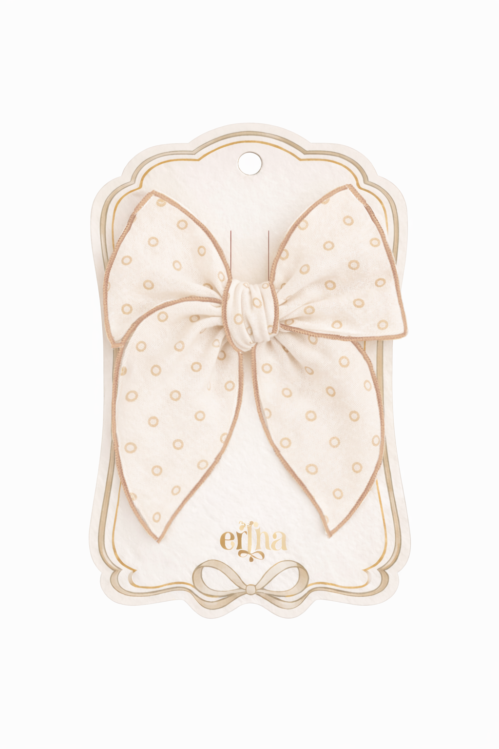 Mrs Ertha Fable Haarclip With Strik - Olive