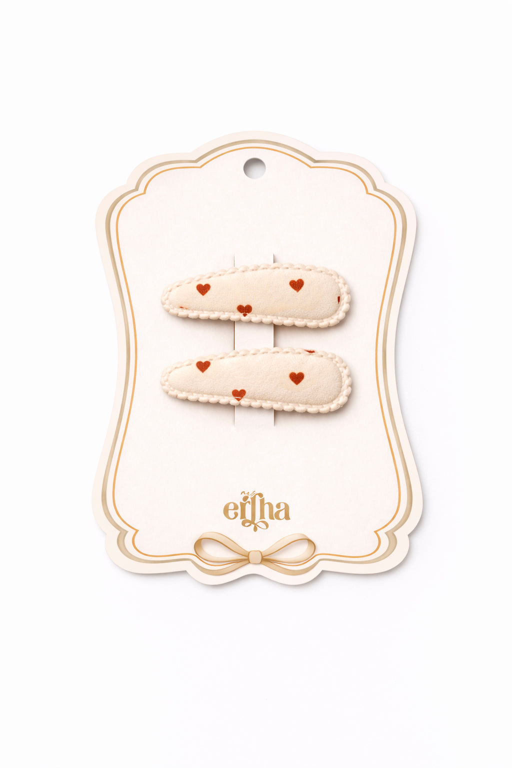 Mrs Ertha Haarclips - Tiny Hearts