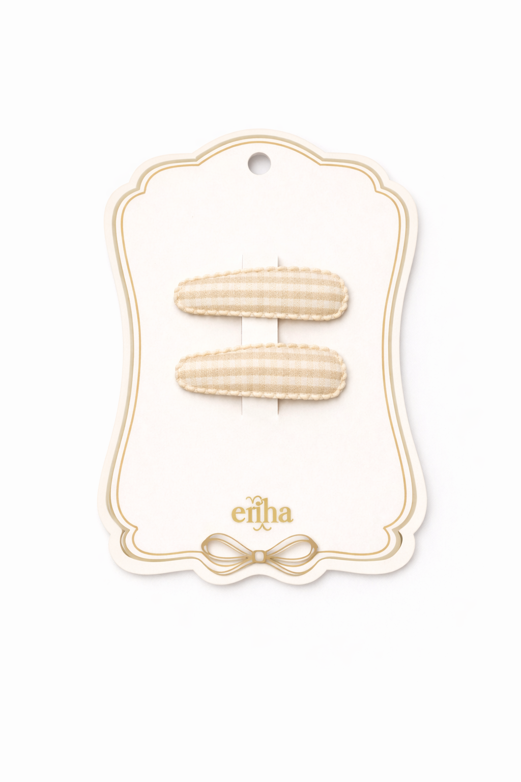 Mrs Ertha Haarclips - Toffee Lines