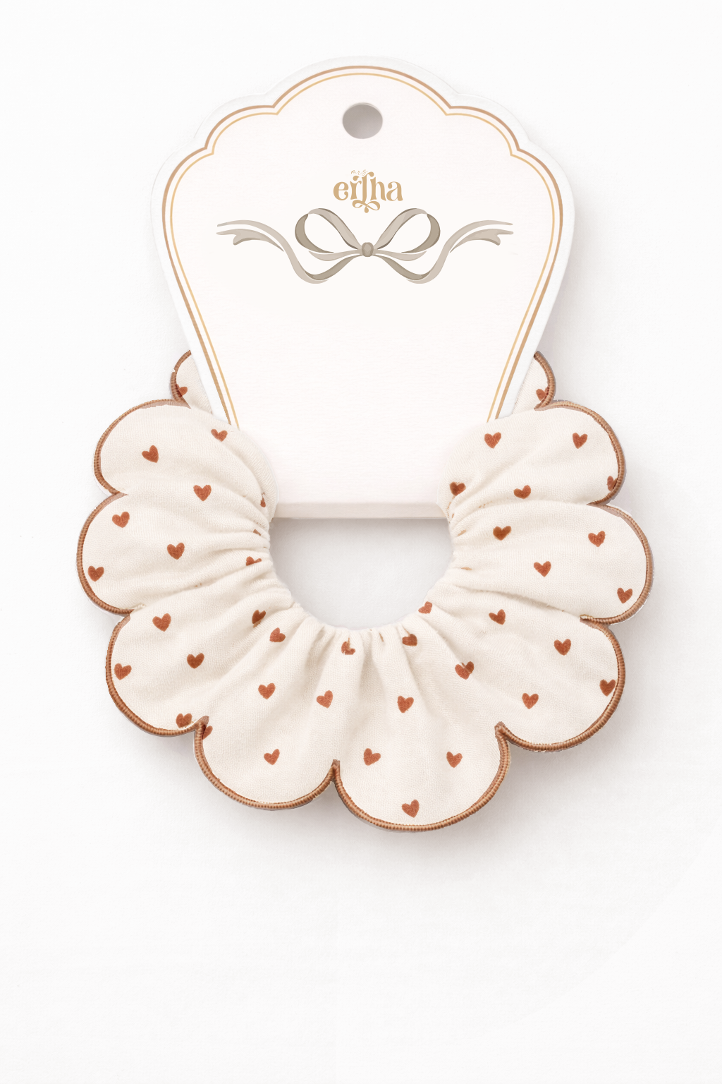 Mrs Ertha Scrunchies - Tiny Hearts
