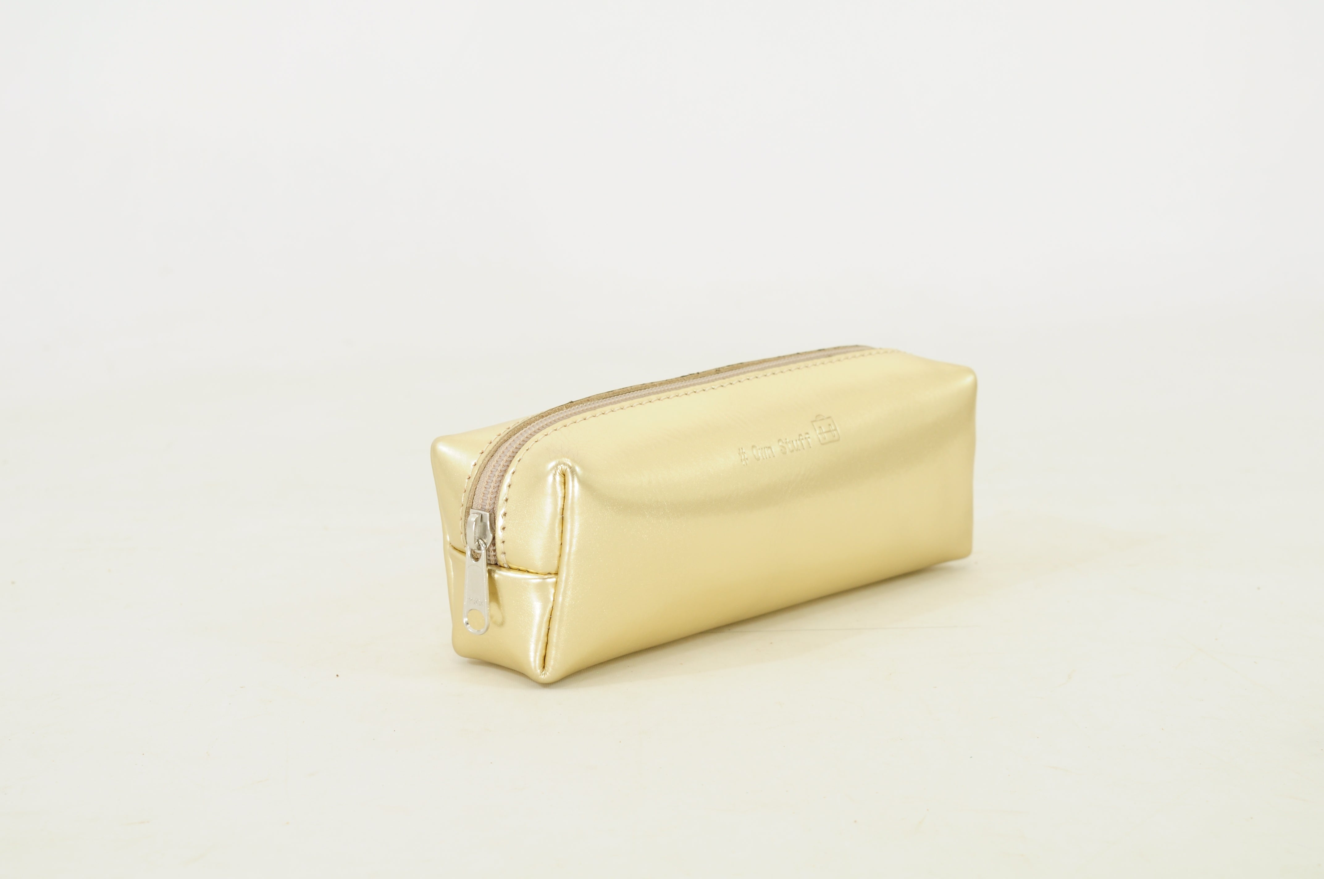Own stuff Leren pennenzak / pennenetui - Gold