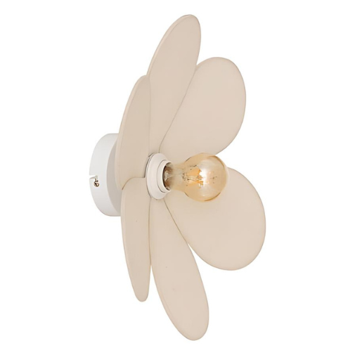 Atmosphera Naya Bloem Wandlamp - Ø40xH12cm - Beige