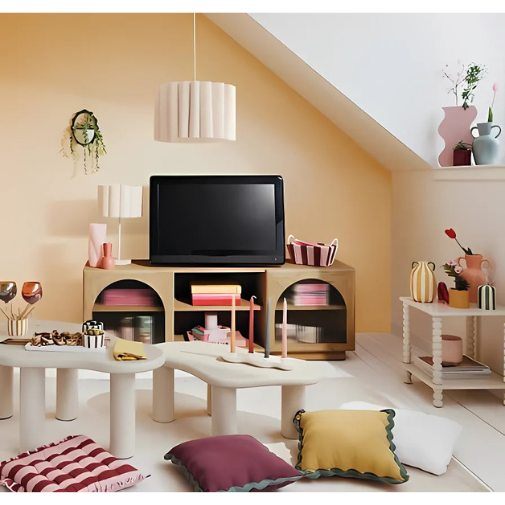 Atmosphäre Tanae Couchtisch - Ø70xh45cm - Beige