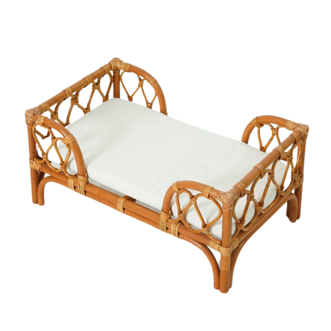 Cokos Sammie rotan poppenbed