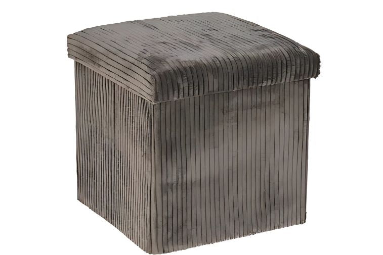 Atmosphena poef 31x31cm - faltbar - dunkelgrau